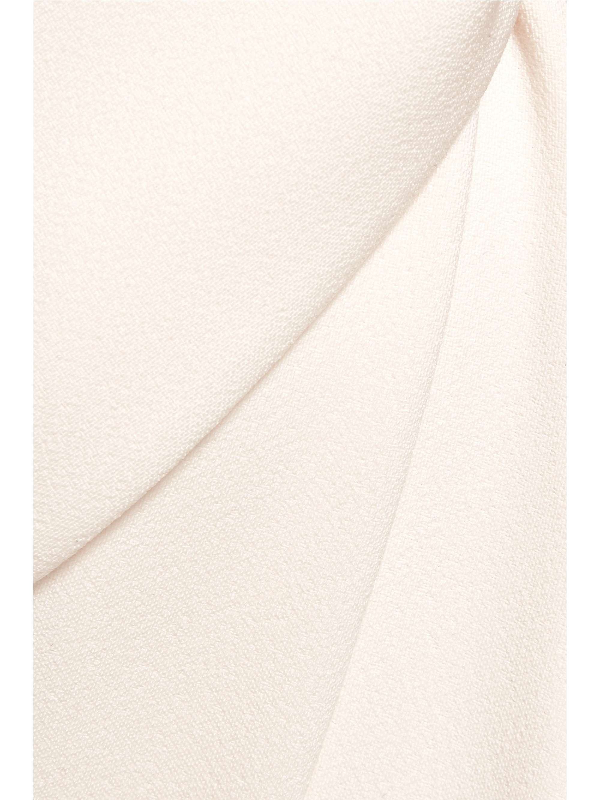 SAFIYAA Off-the-shoulder twist-front crepe top