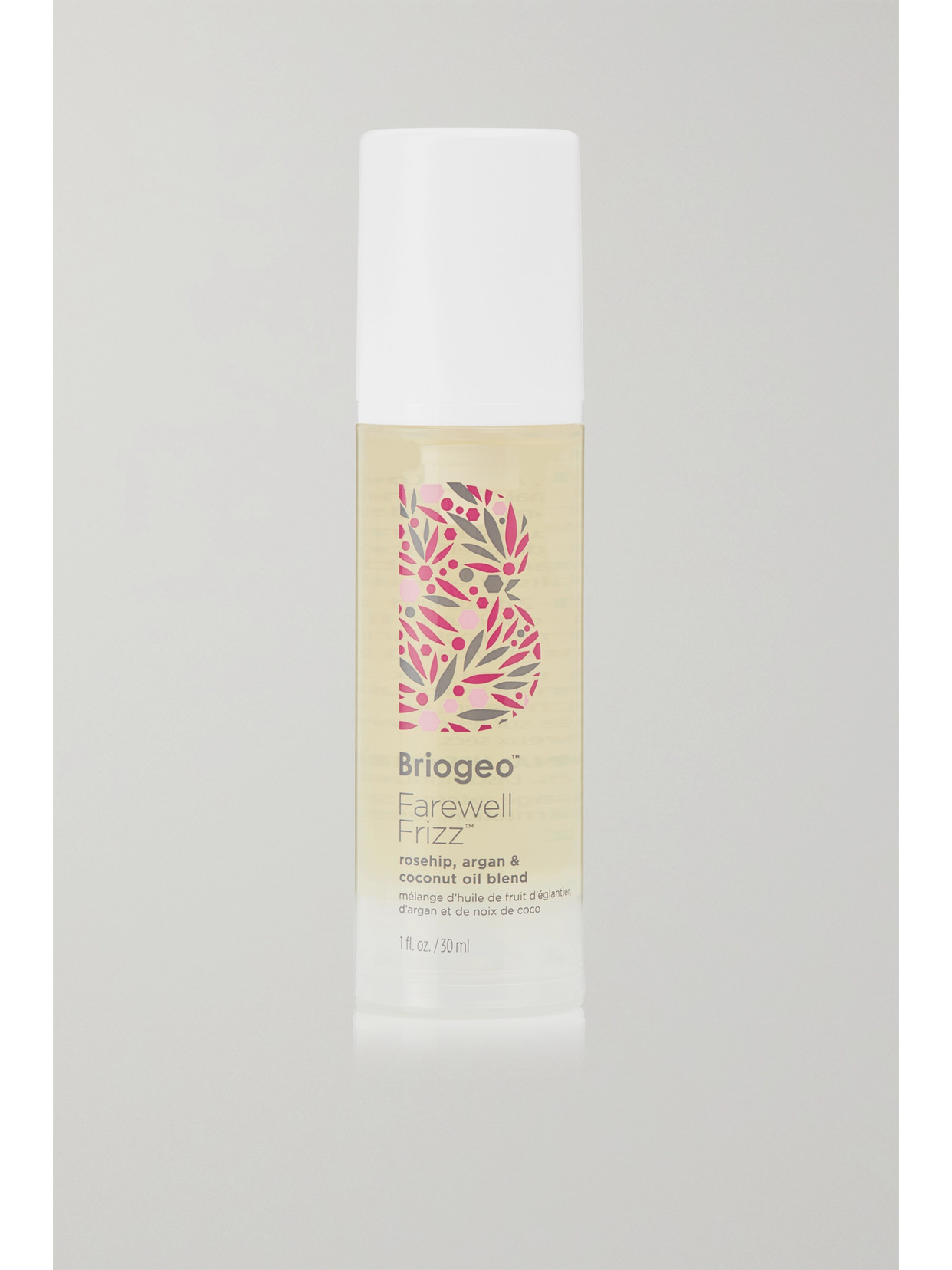 BRIOGEO FAREWELL FRIZZ ROSEHIP, ARGAN & COCONUT OIL BLEND, 30ML