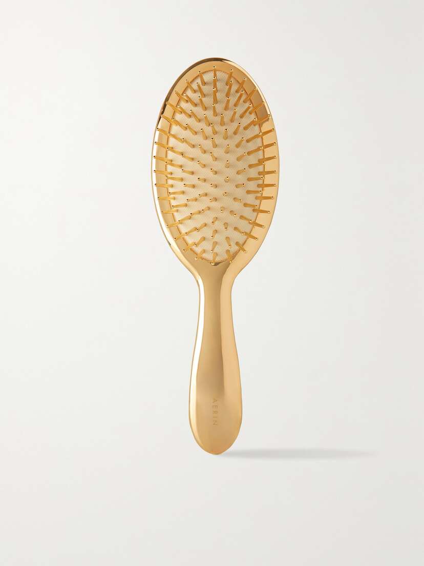 AERIN Beauty Large Gold-tone Hairbrush