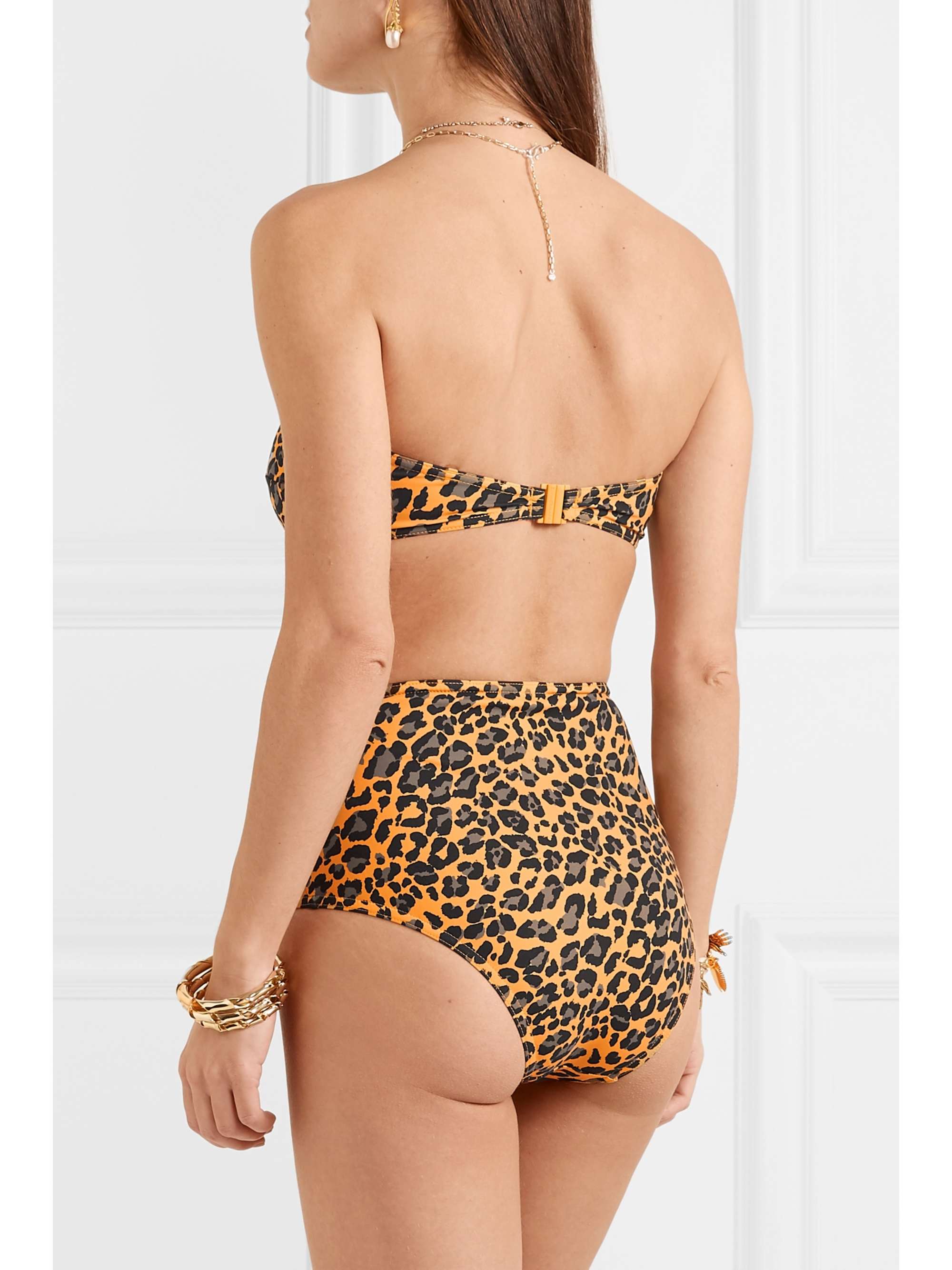 ZIMMERMANN Leopard-print bikini briefs