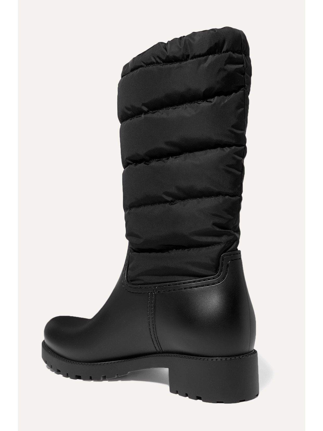 Ginette Quilted Shell And Rubber Rain Boots