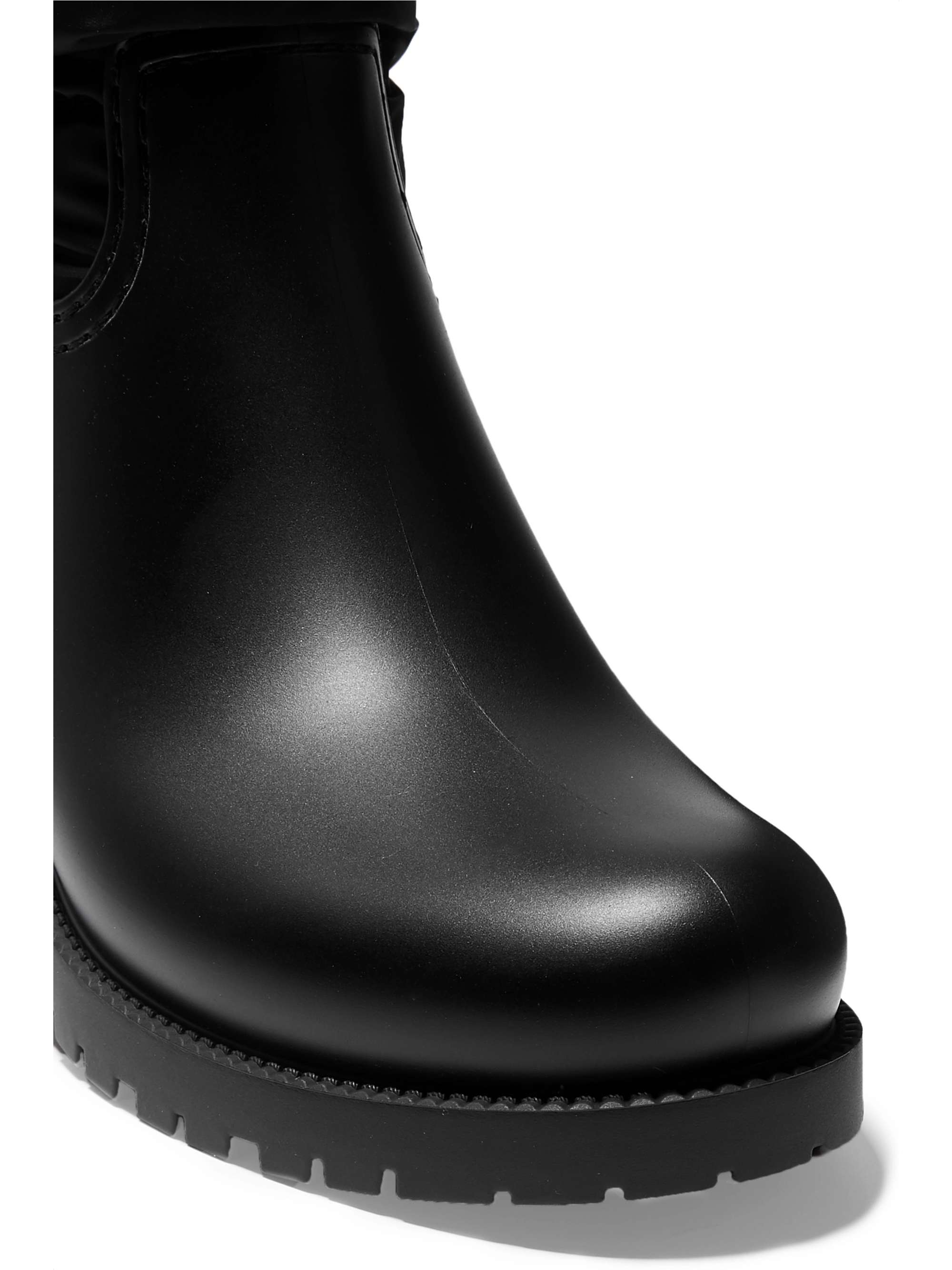 MONCLER Ginette quilted nylon and rubber rain boots