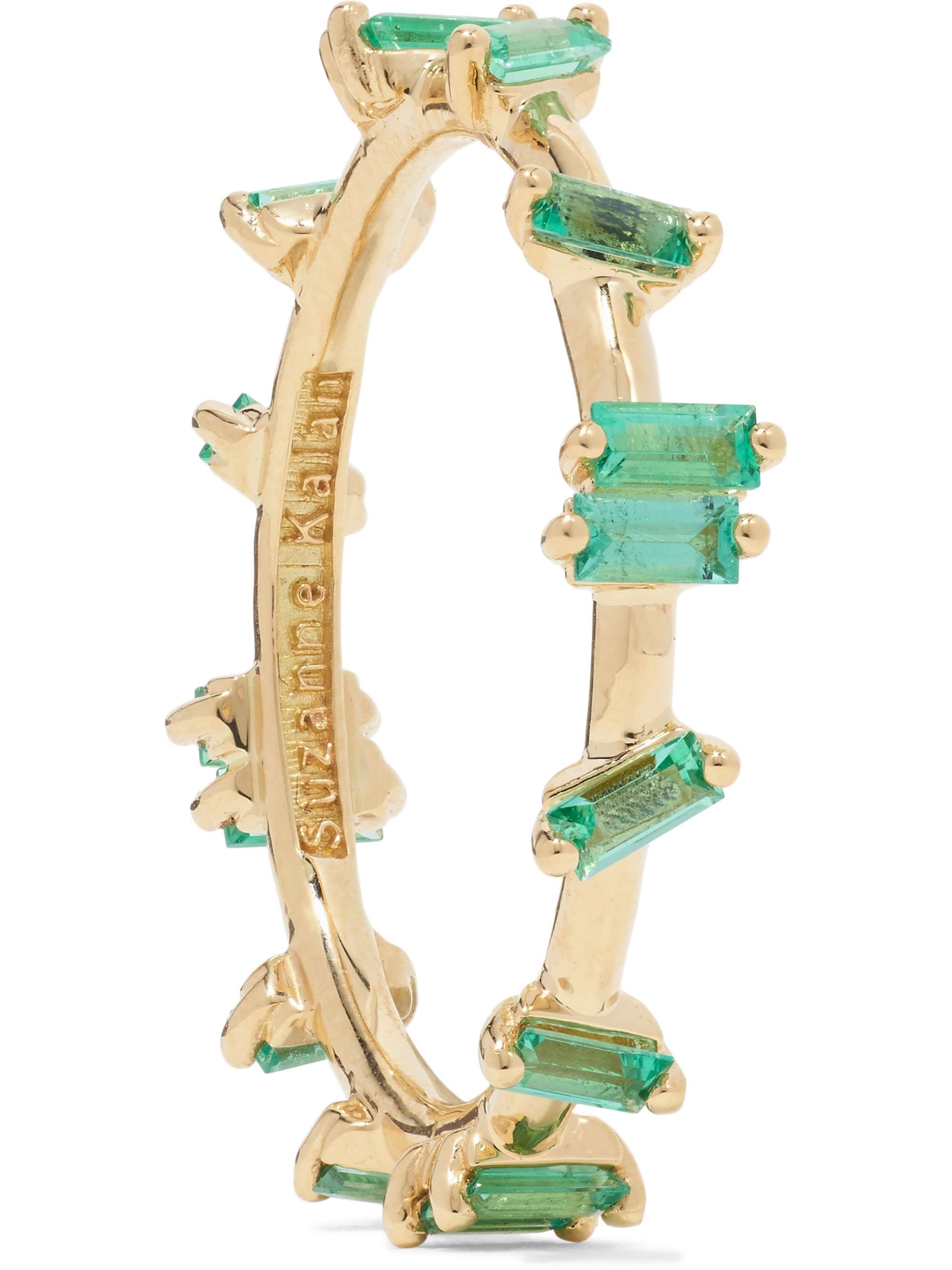 SUZANNE KALAN 18-karat gold emerald ring
