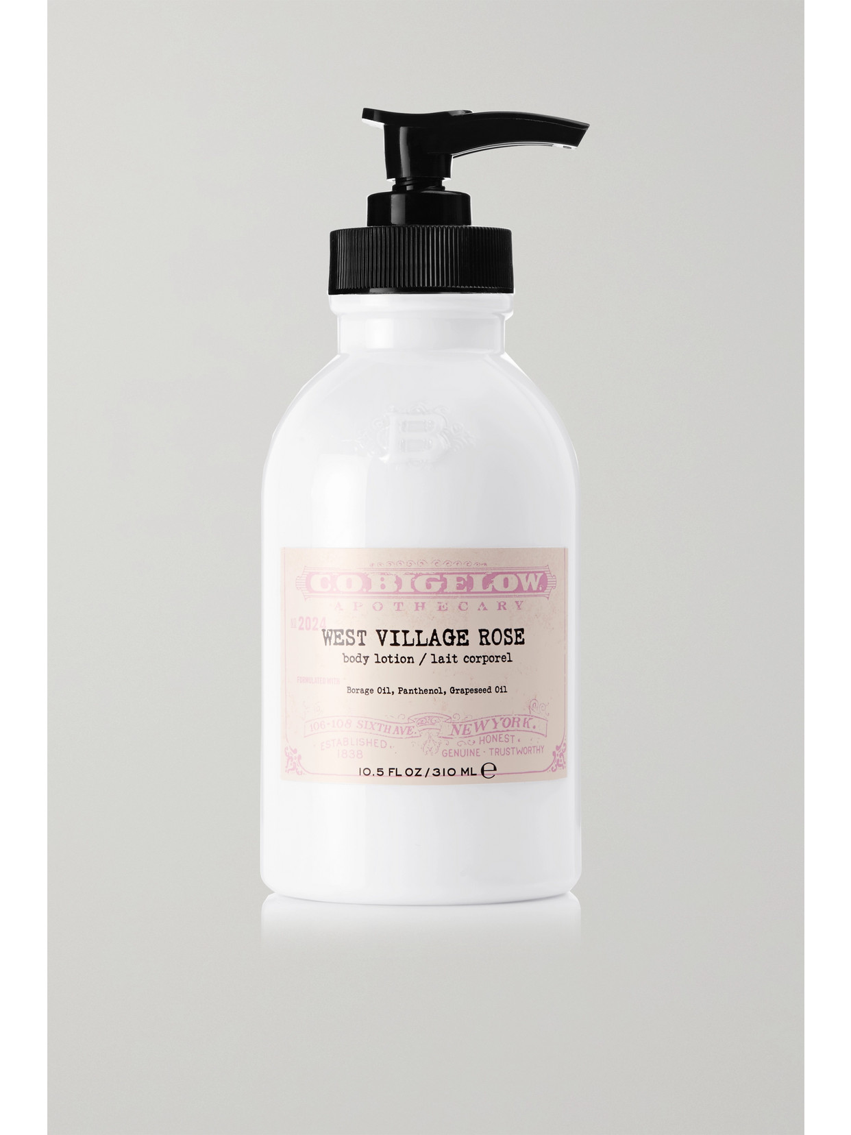 C.O. BIGELOW WEST VILLAGE ROSE BODY LOTION, 310ML