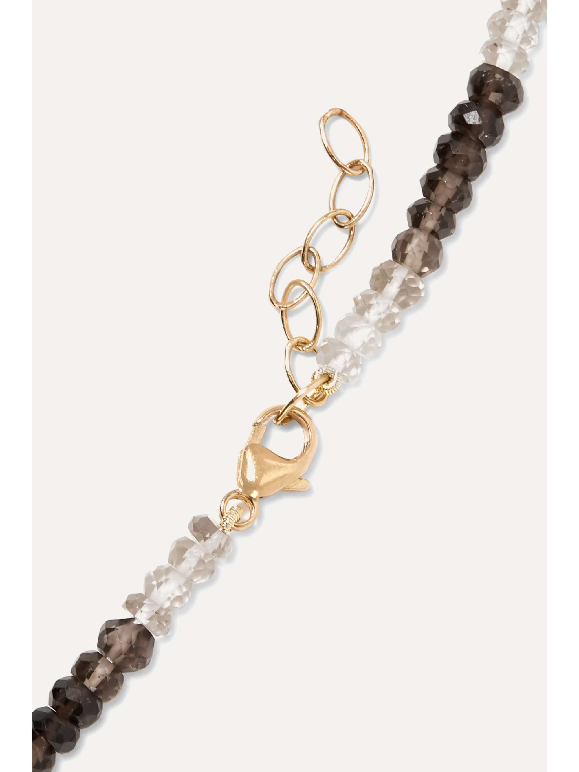 HARRIS ZHU 14-karat gold multi-stone necklace