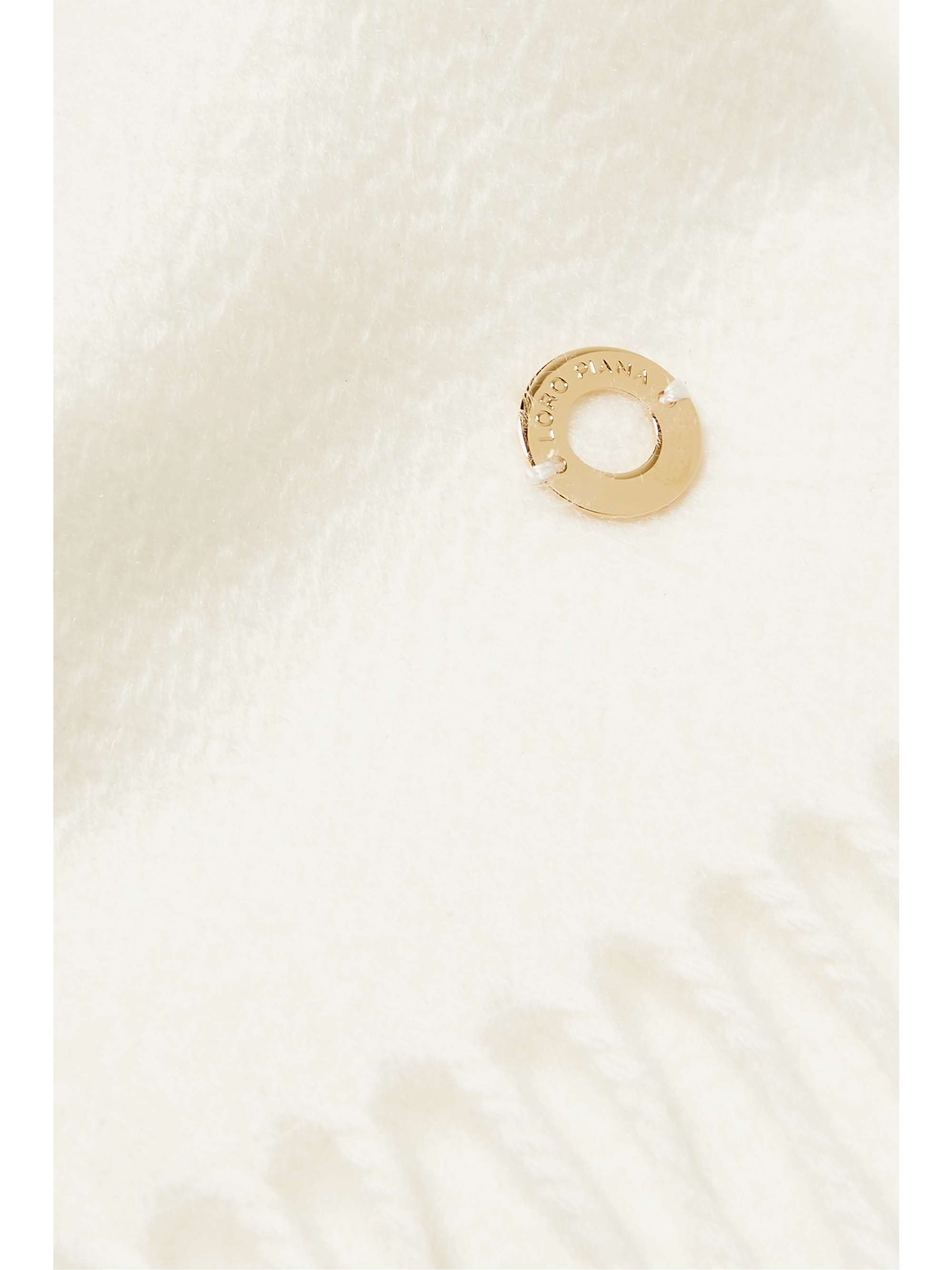 LORO PIANA Opera fringed cashmere scarf