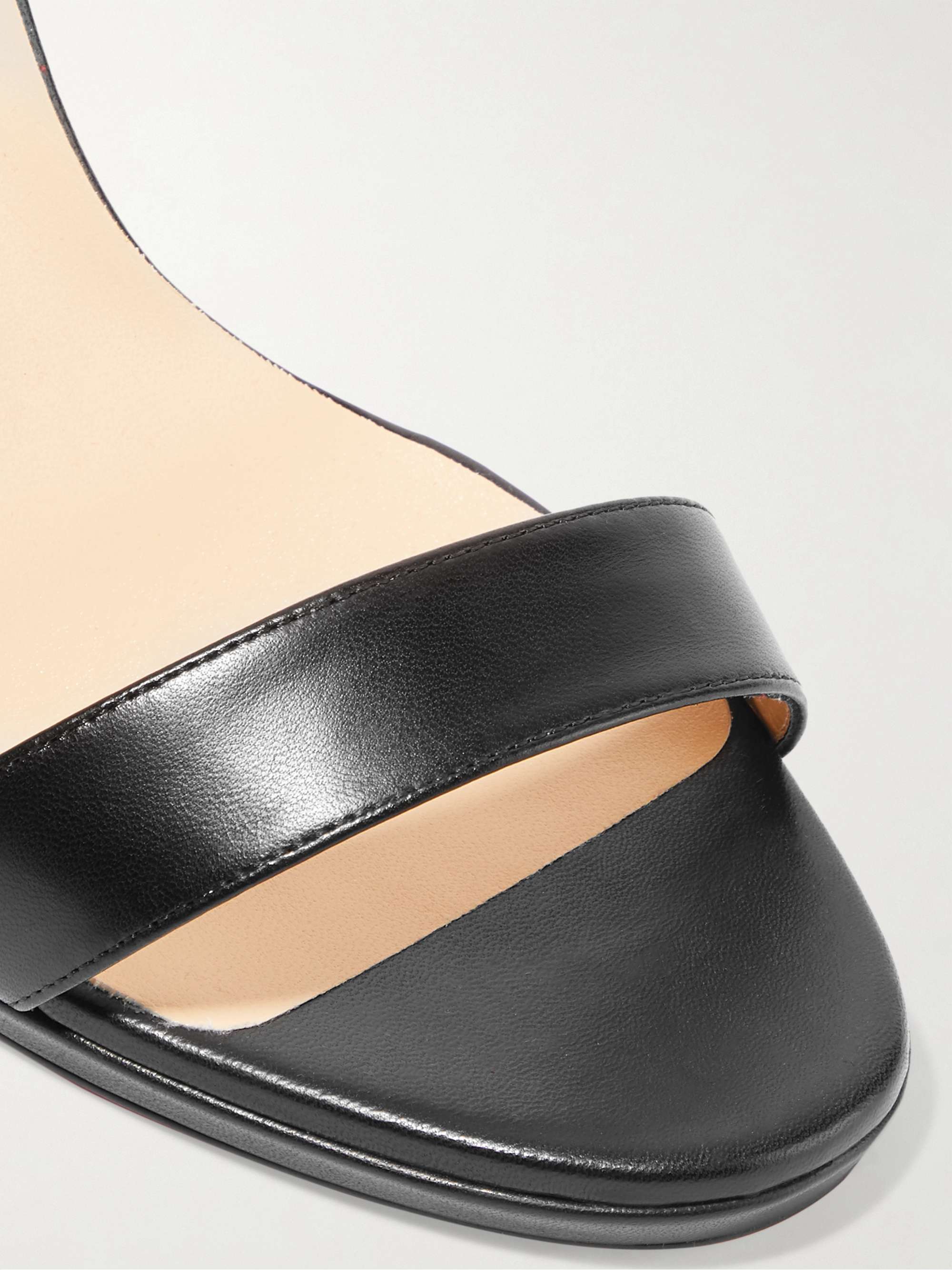CHRISTIAN LOUBOUTIN Loubi Queen 100 leather sandals