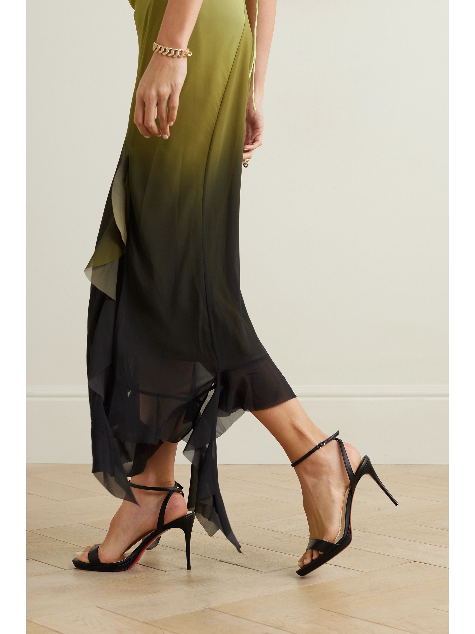 Loubi queen 100 leather sandals Clearance