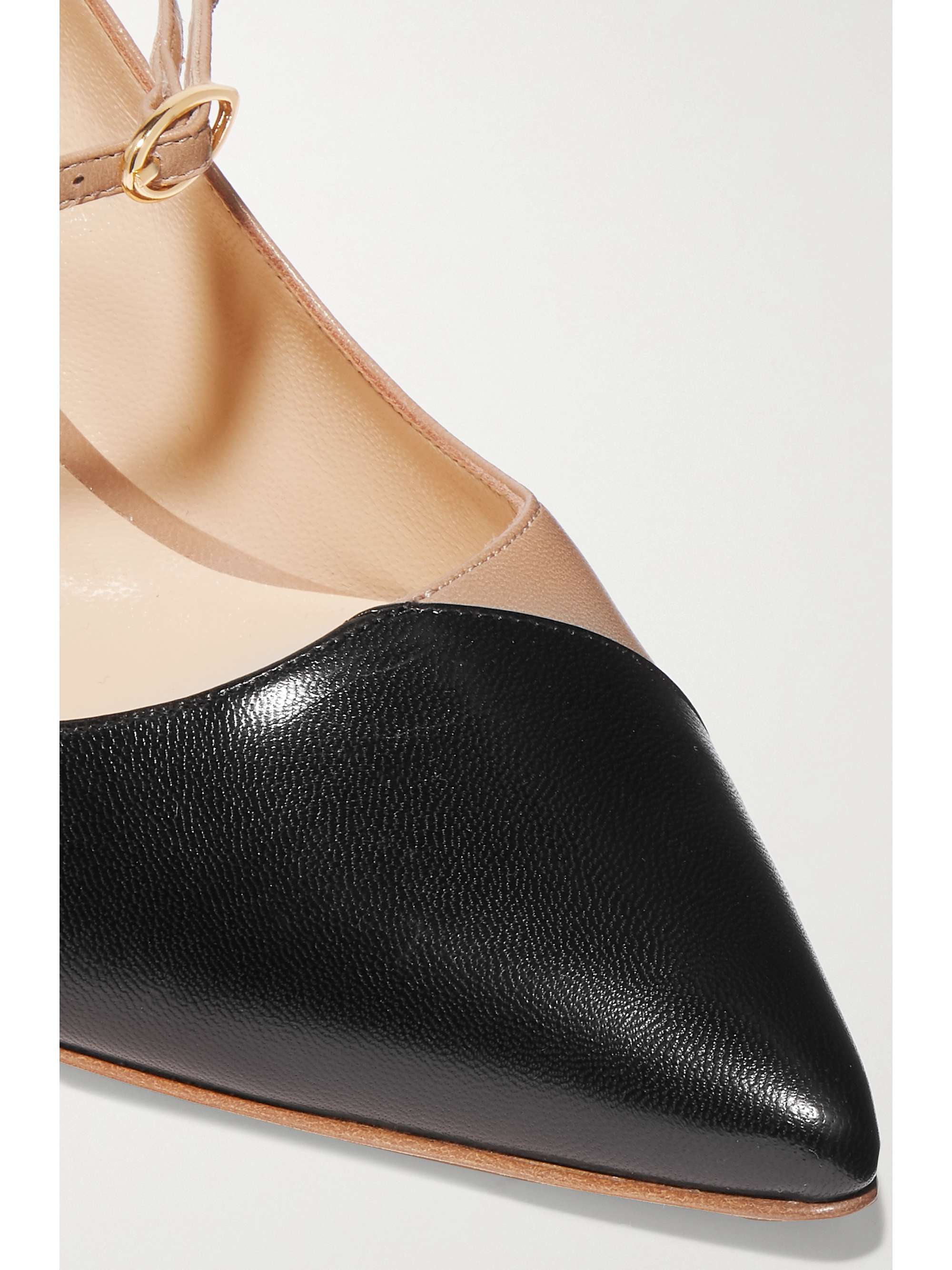 JENNIFER CHAMANDI Lorenzo 85 two-tone leather pumps