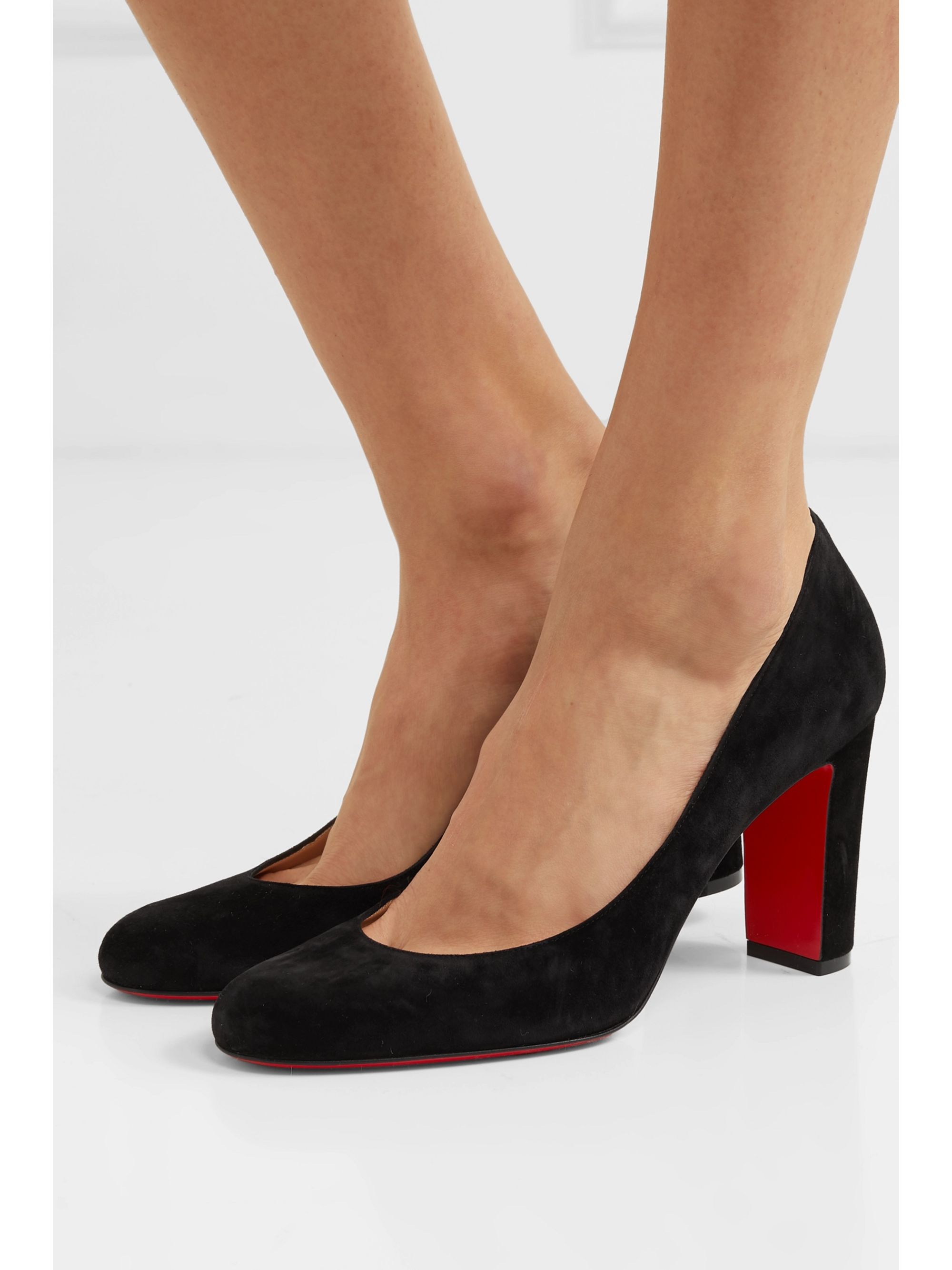 christian louboutin lady gena round toe pump