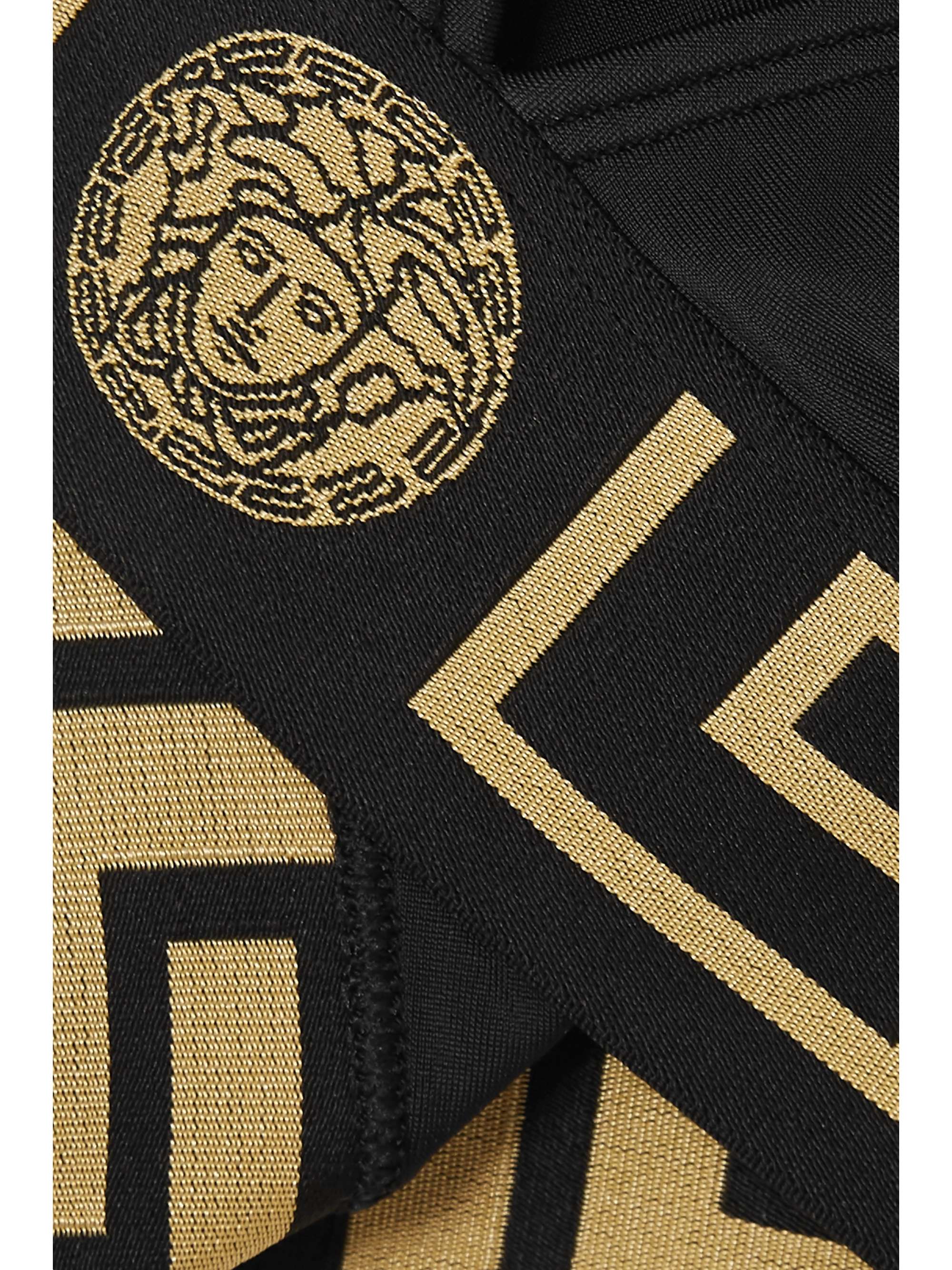 VERSACE Triangle bikini top
