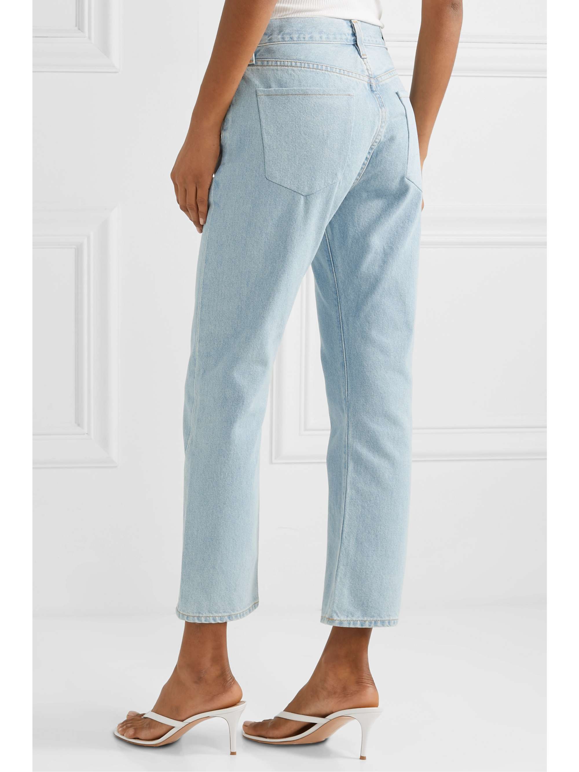Light denim The Low Slung cropped mid 