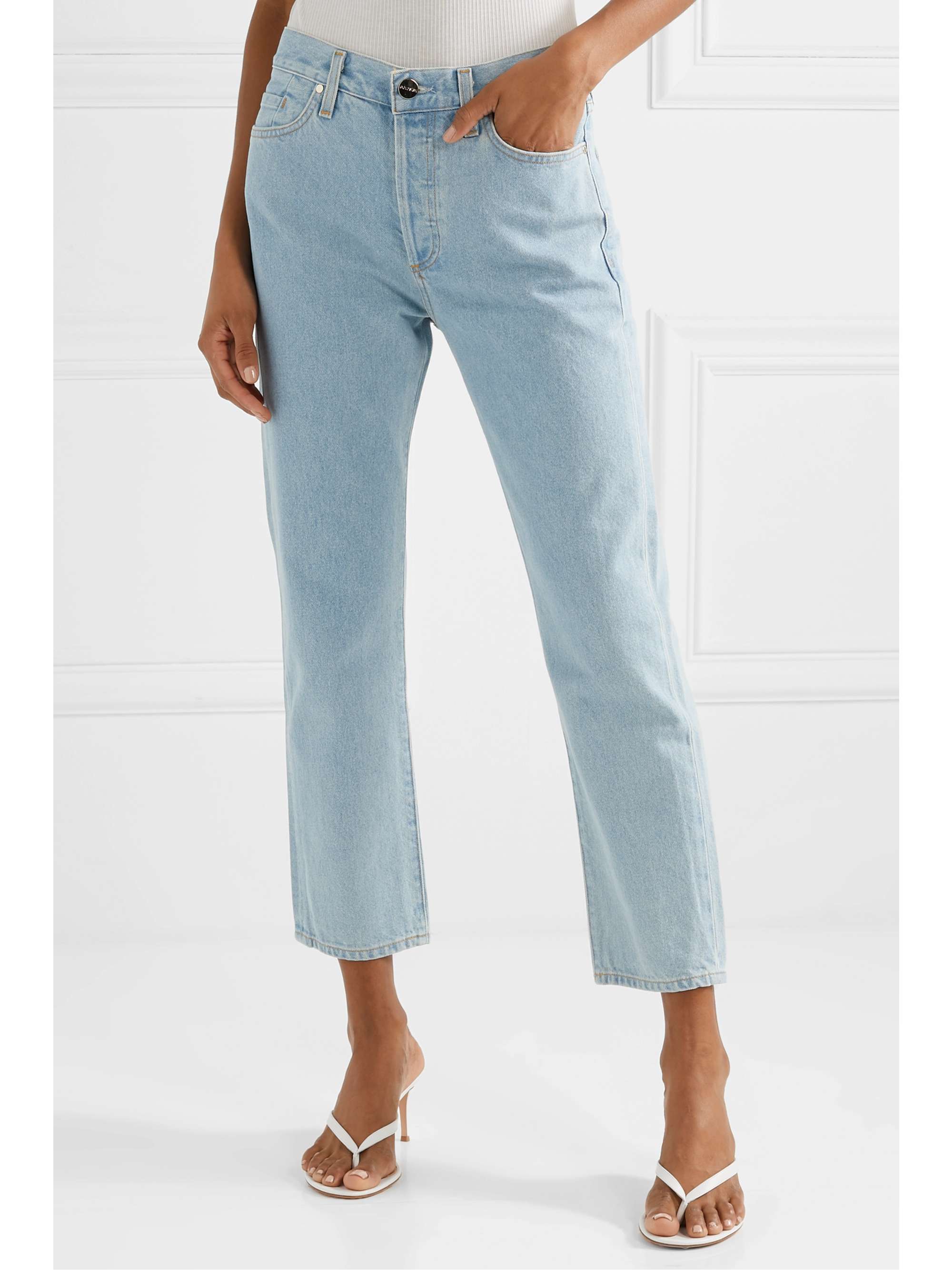Light denim The Low Slung cropped mid 