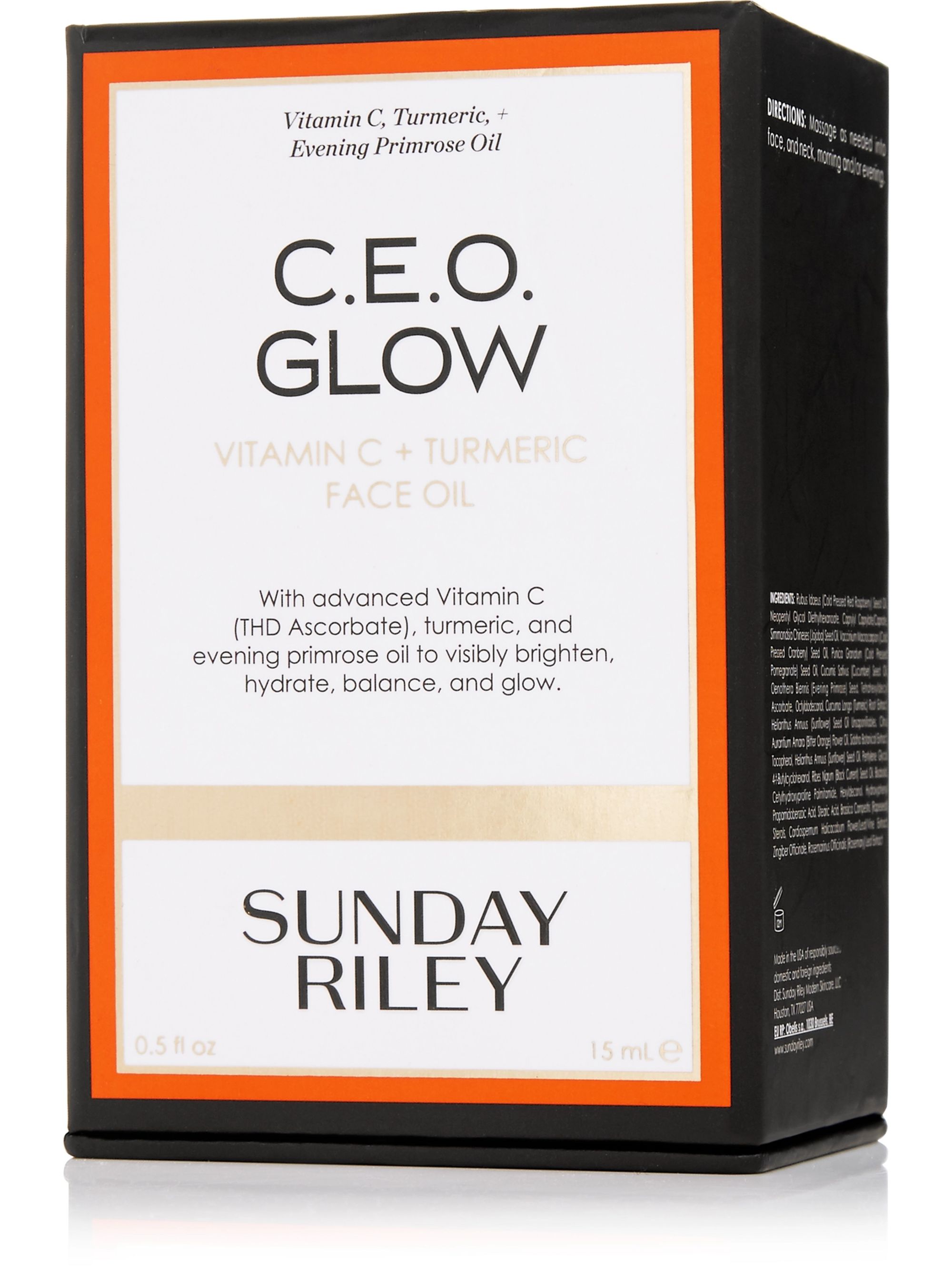 Colorless C.E.O. Glow Vitamin C + Turmeric Face Oil, 15ml SUNDAY