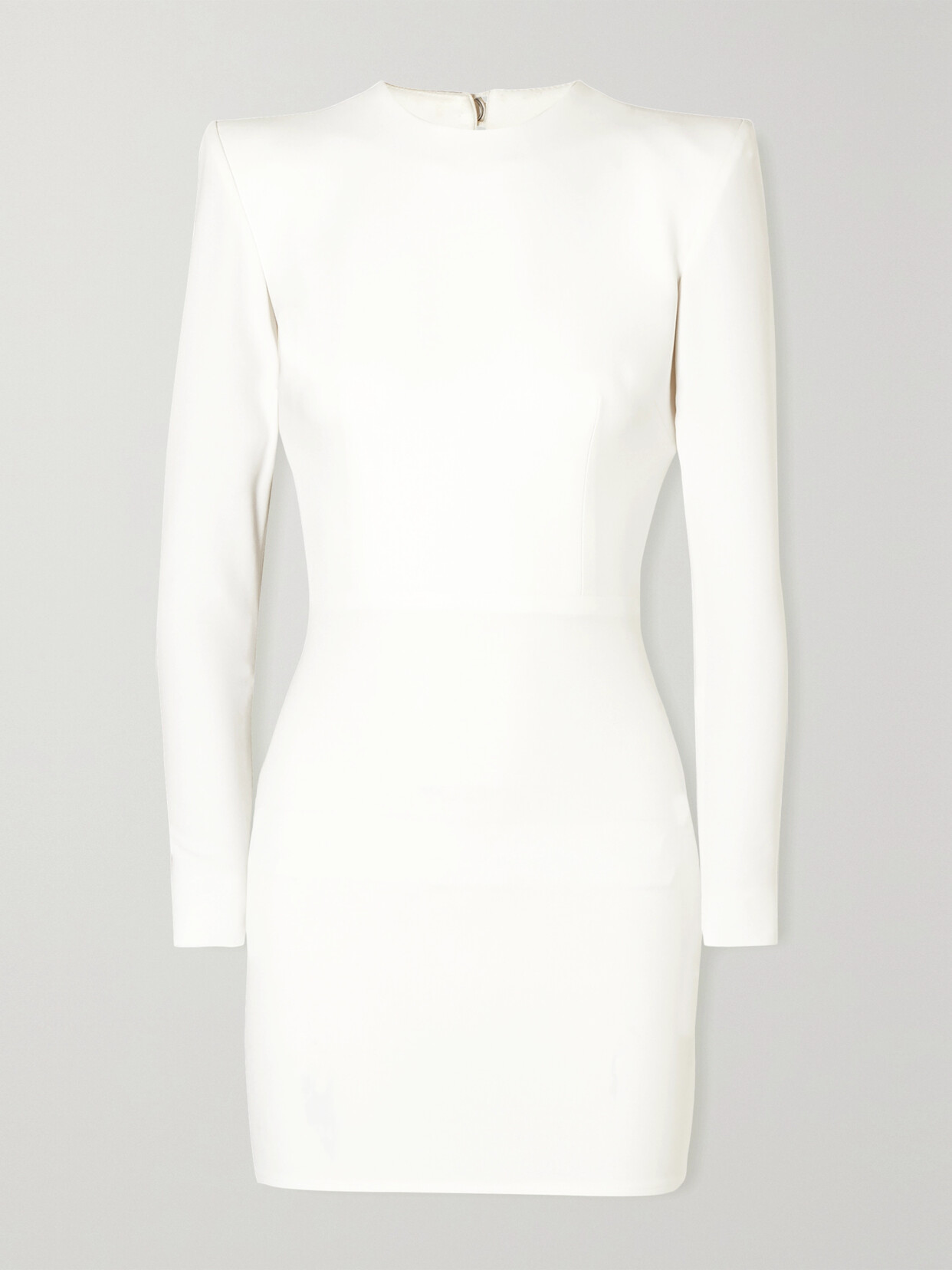 Alex Perry Kira Stretch-cady Mini Dress In White