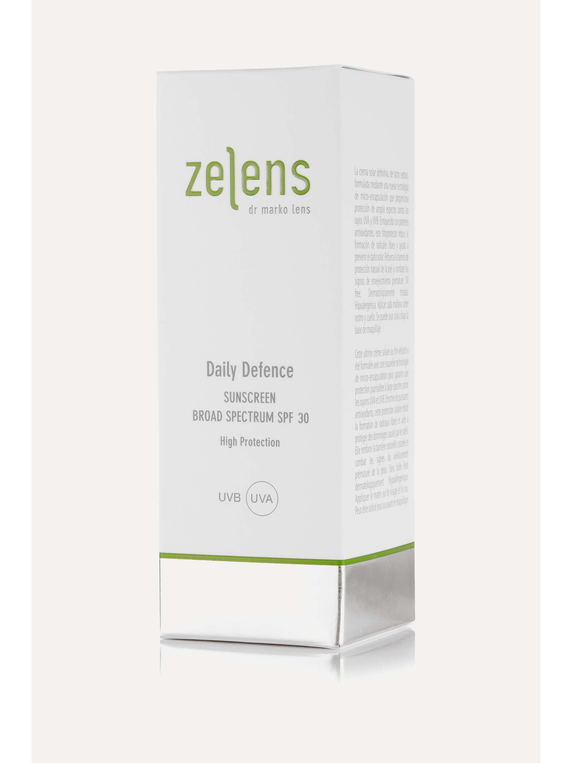 ZELENS Daily Defence Sunscreen Broad Spectrum SPF 30, 50ml