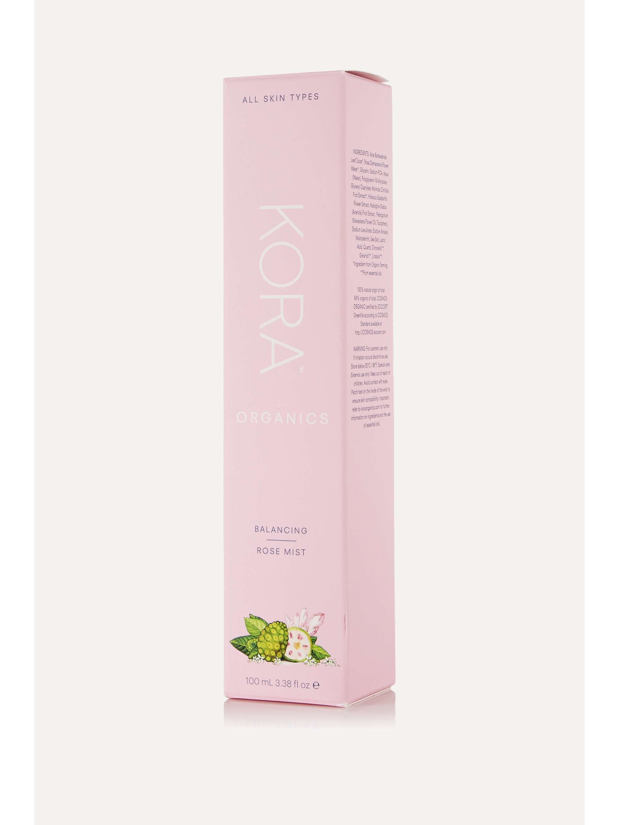 KORA ORGANICS 玫瑰衡肤喷雾，100ml