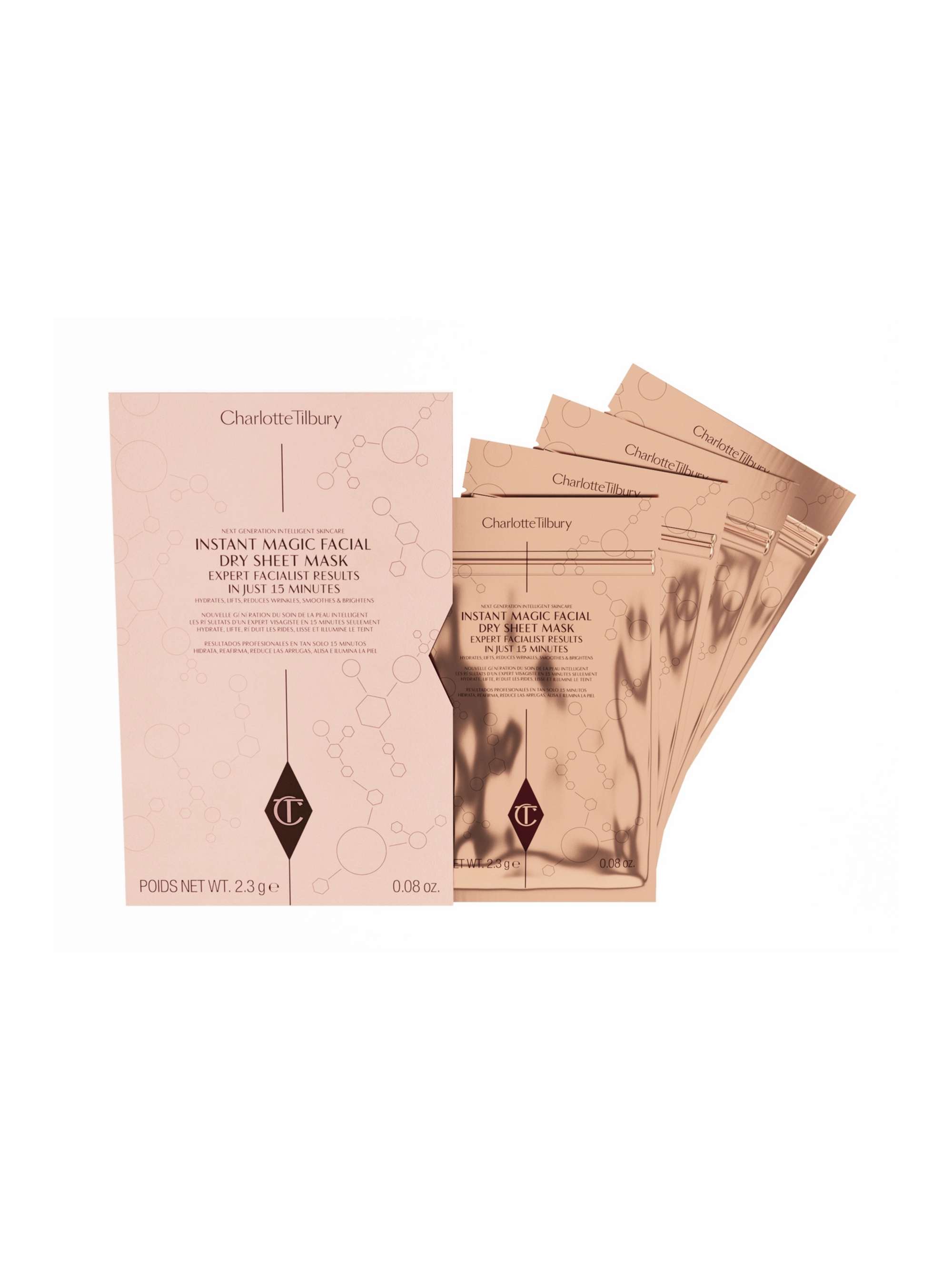 CHARLOTTE TILBURY Instant Magic Facial Dry Sheet Mask x 4