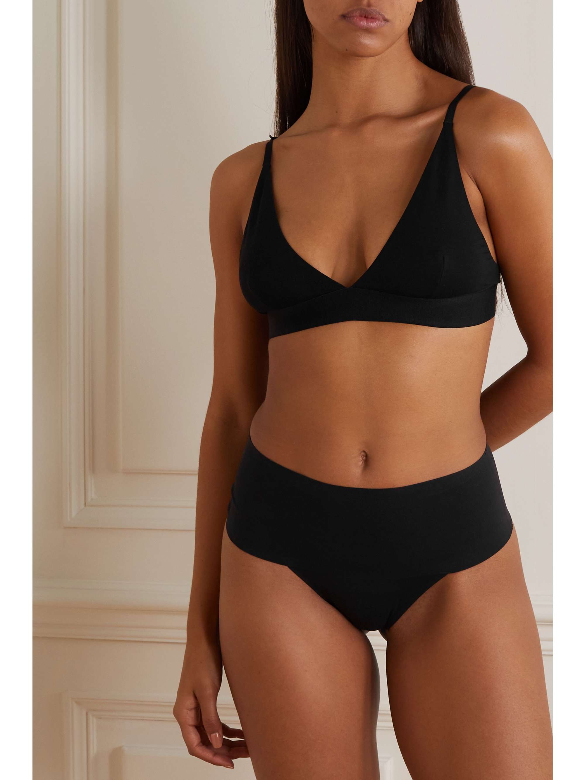 SPANX Undie-tectable set of two stretch-jersey thongs