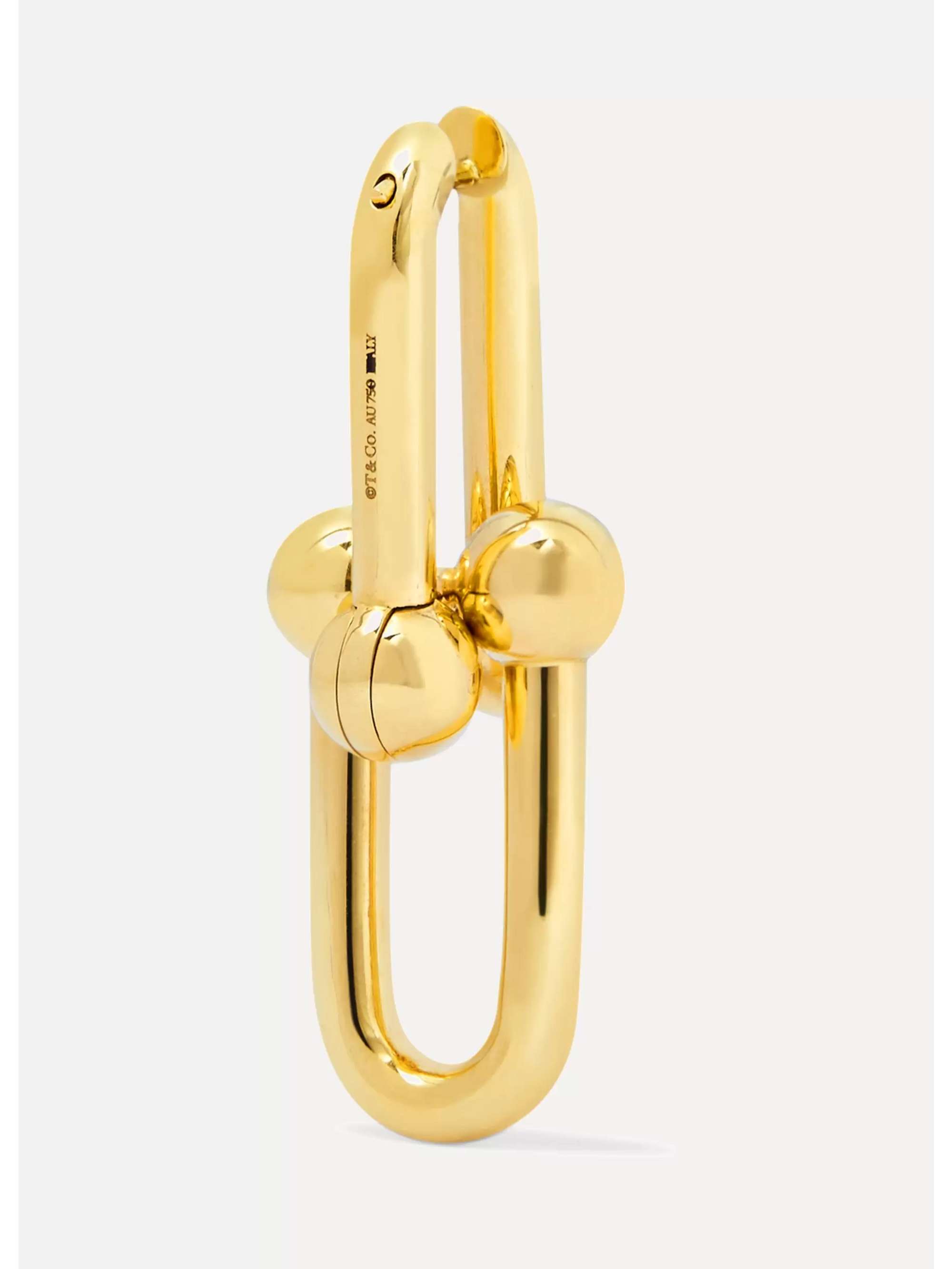 TIFFANY & CO. Link 18-karat gold earrings
