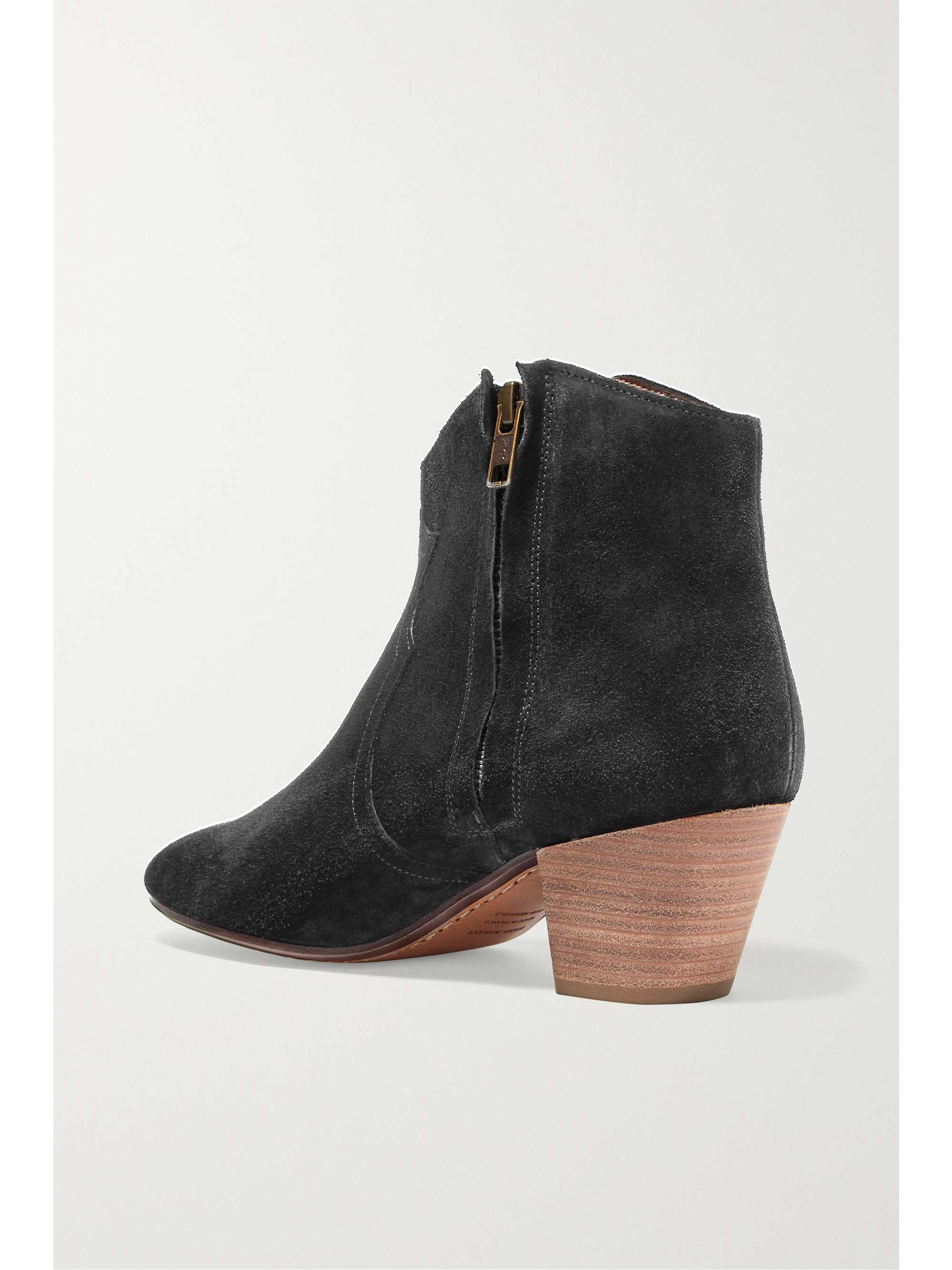 Black Dicker suede ankle boots | ISABEL MARANT | NET-A-PORTER