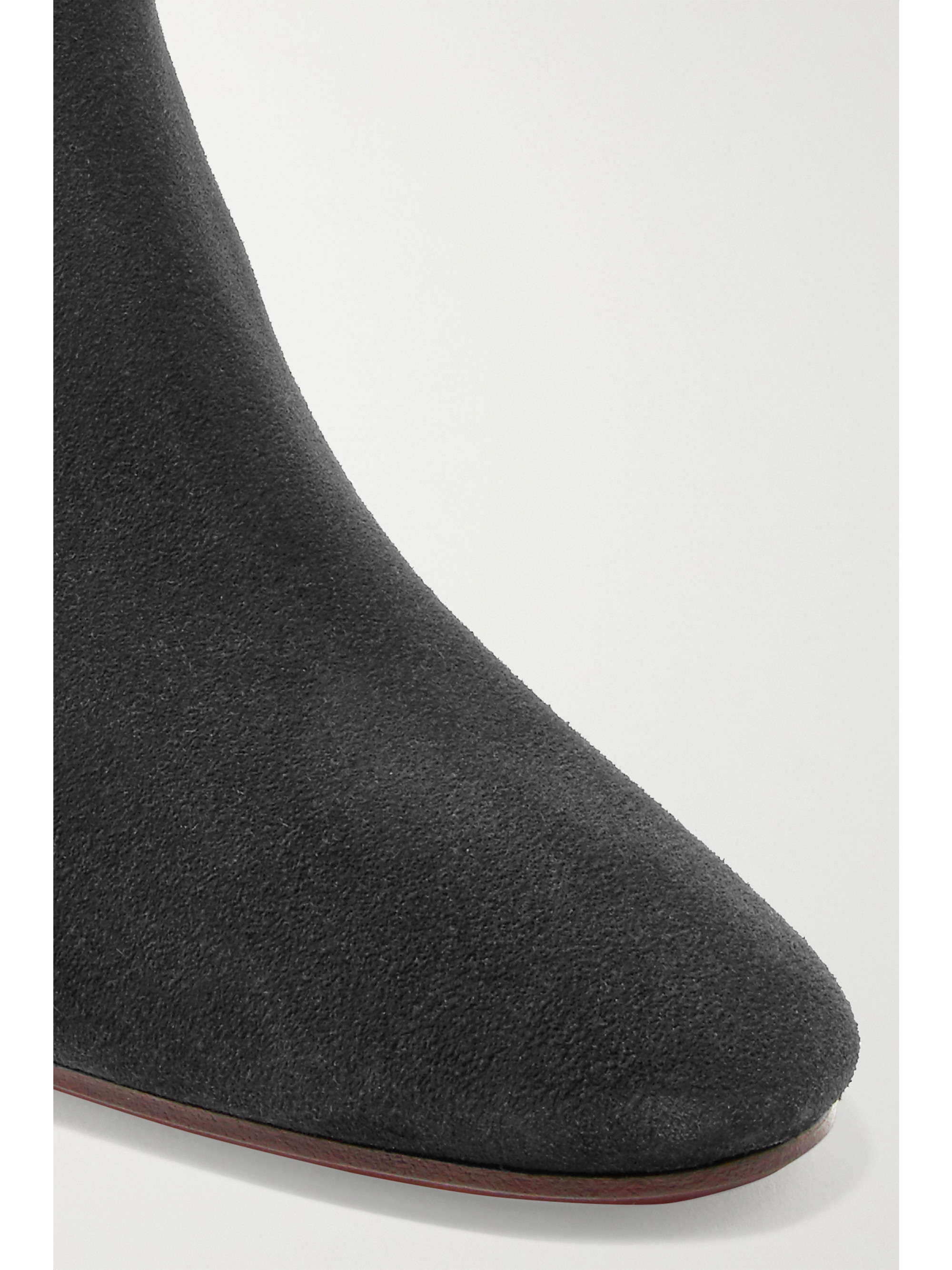 Isabel Marant Dicker suede cowboy boots thumbnail