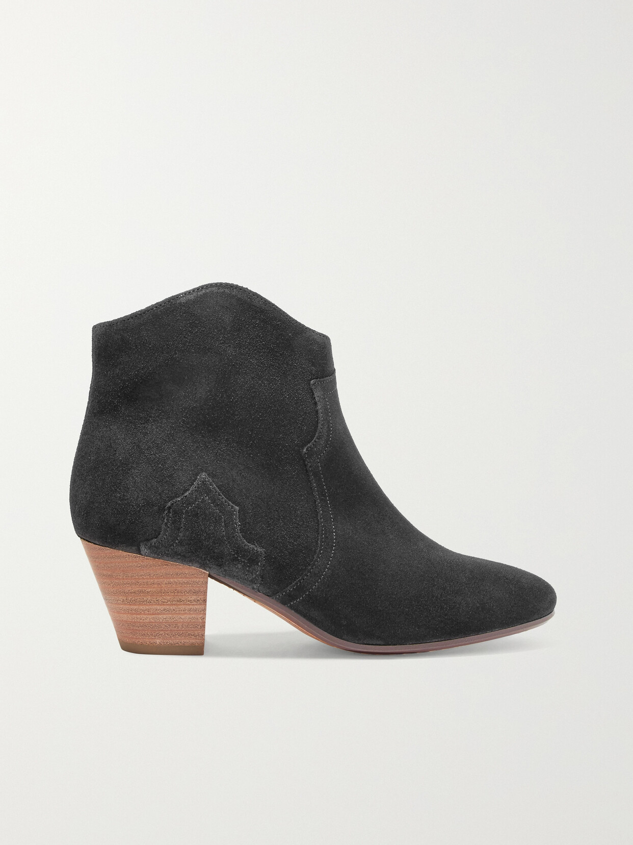 Isabel Marant - Dicker Suede Cowboy Boots - Black