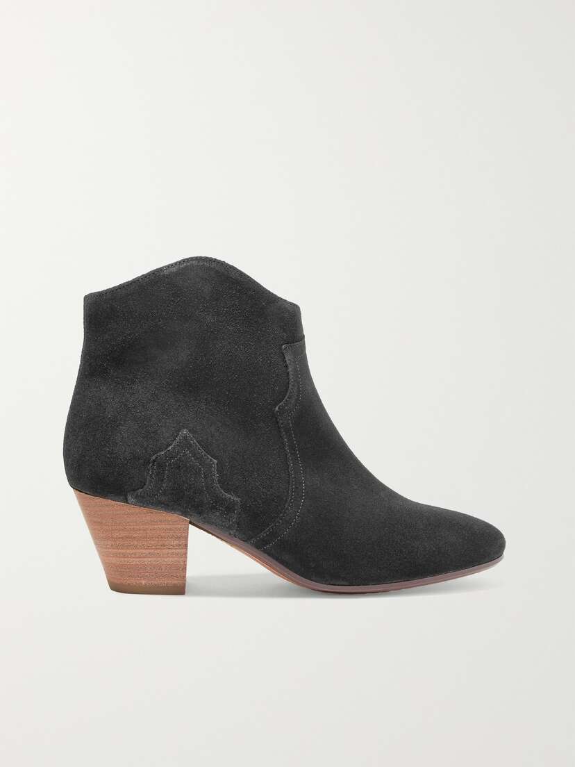Isabel Marant Dicker Suede Cowboy Boots