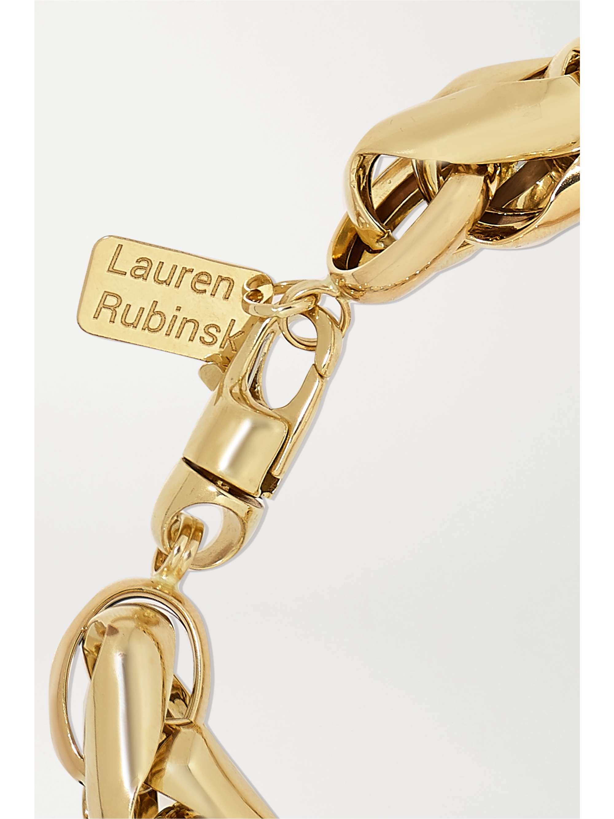 LAUREN RUBINSKI Small 14-karat gold bracelet