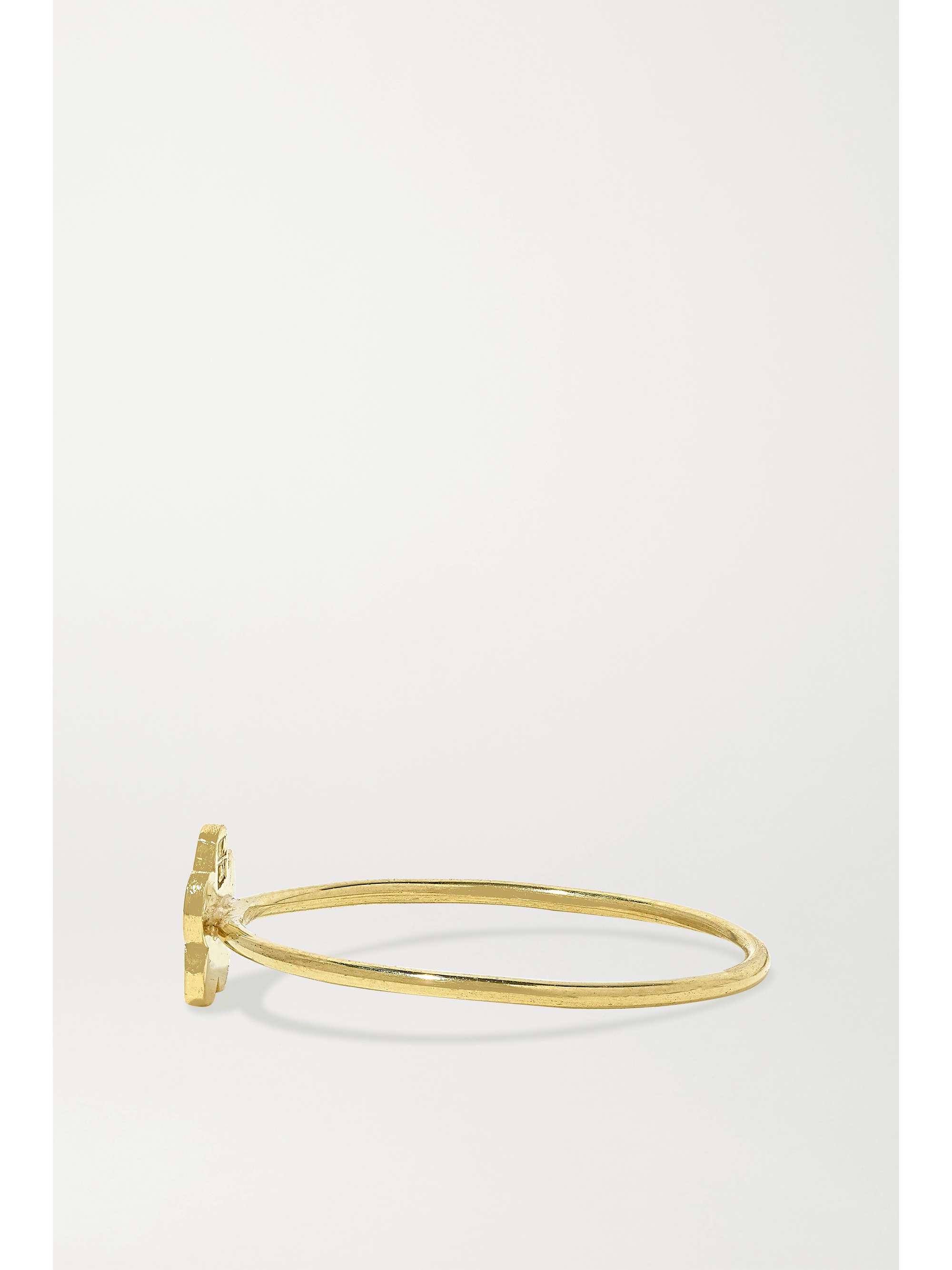 JENNIFER MEYER Flower 18-karat gold diamond ring