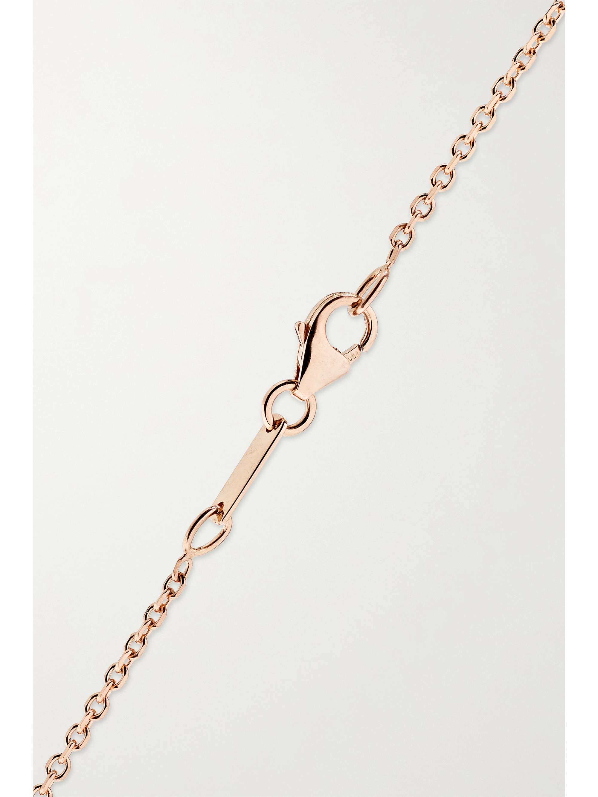 ANITA KO 18-karat rose gold ruby necklace