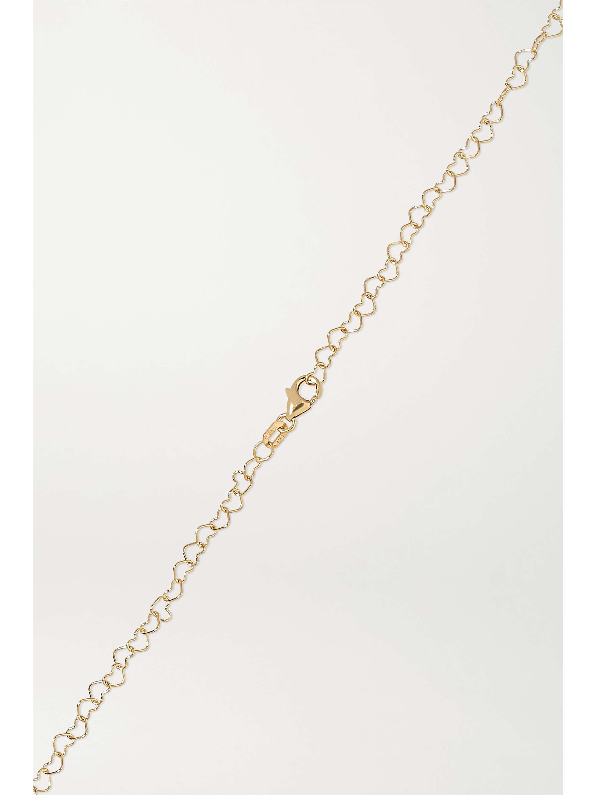 LOQUET + Chantal Conrad Lumiere 14-karat gold diamond necklace