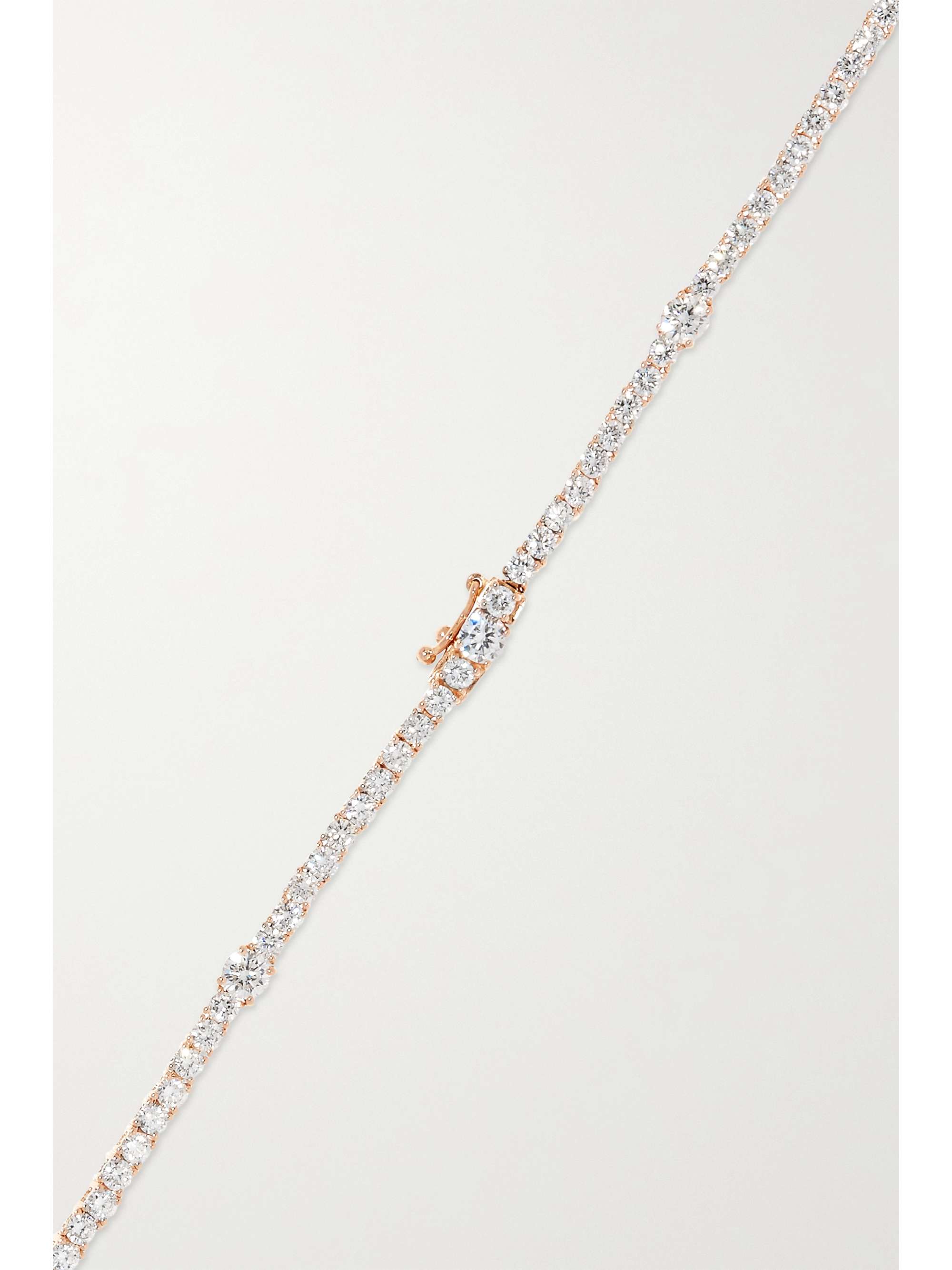 ANITA KO Collins 18-karat rose gold diamond choker