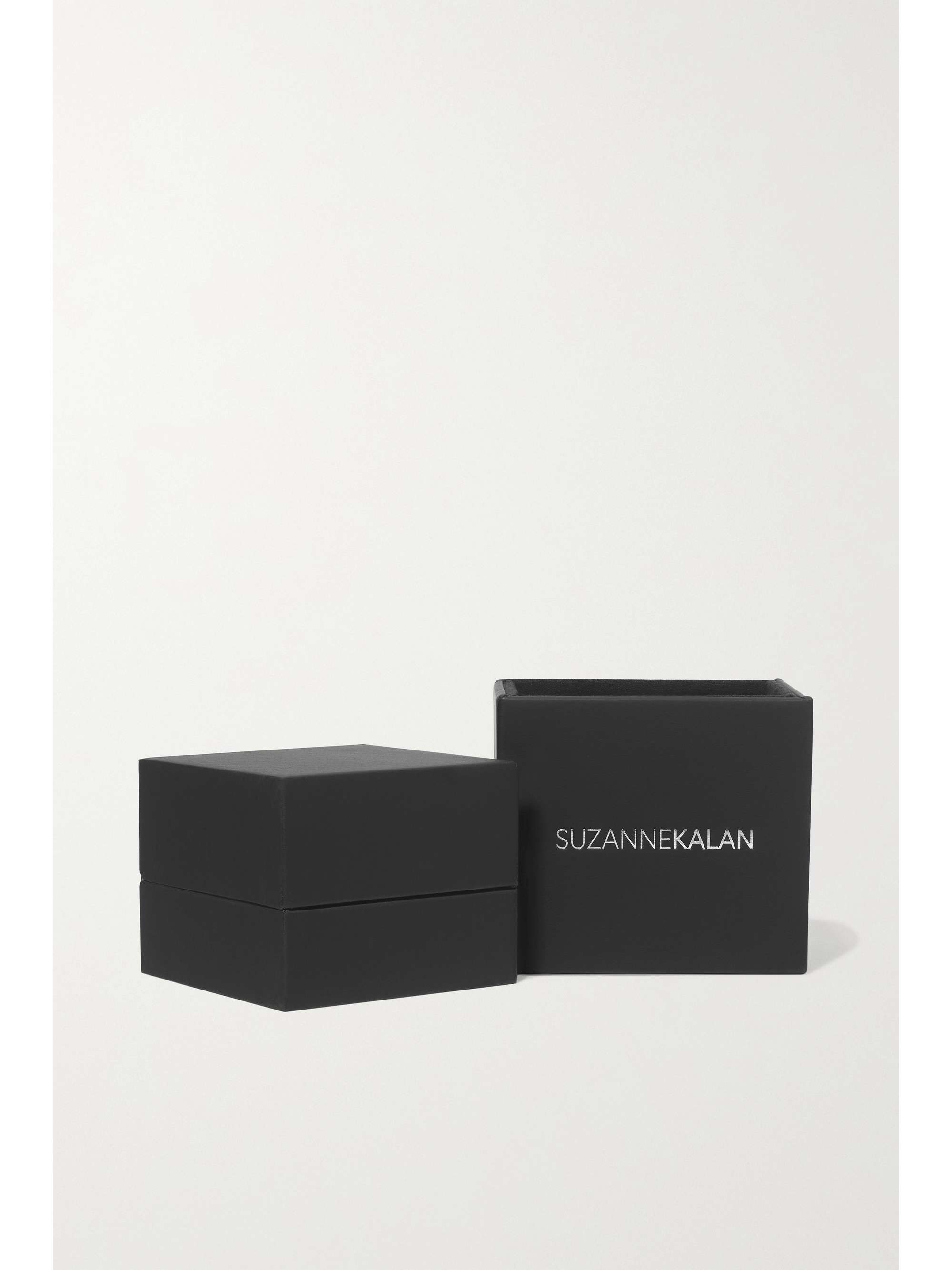 SUZANNE KALAN 18-karat gold, sapphire and diamond earrings