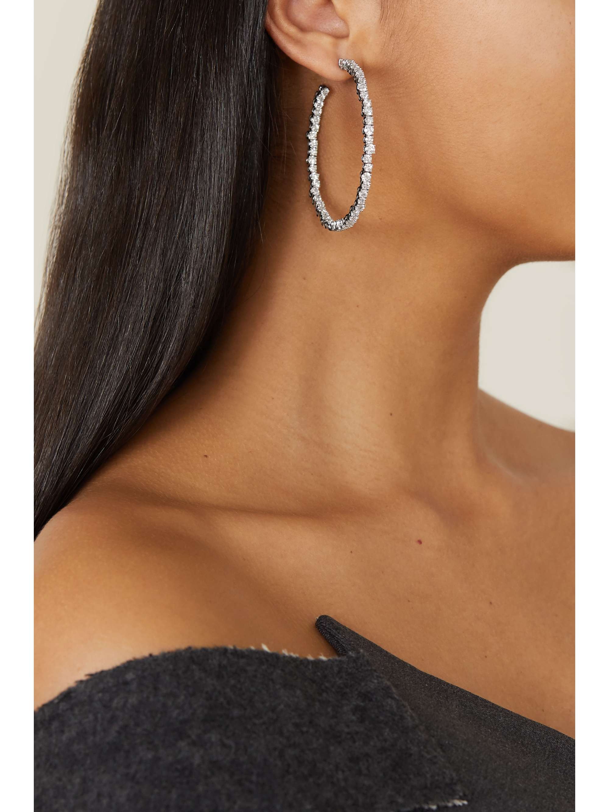 Suzanne kalan hoop earrings Clearance