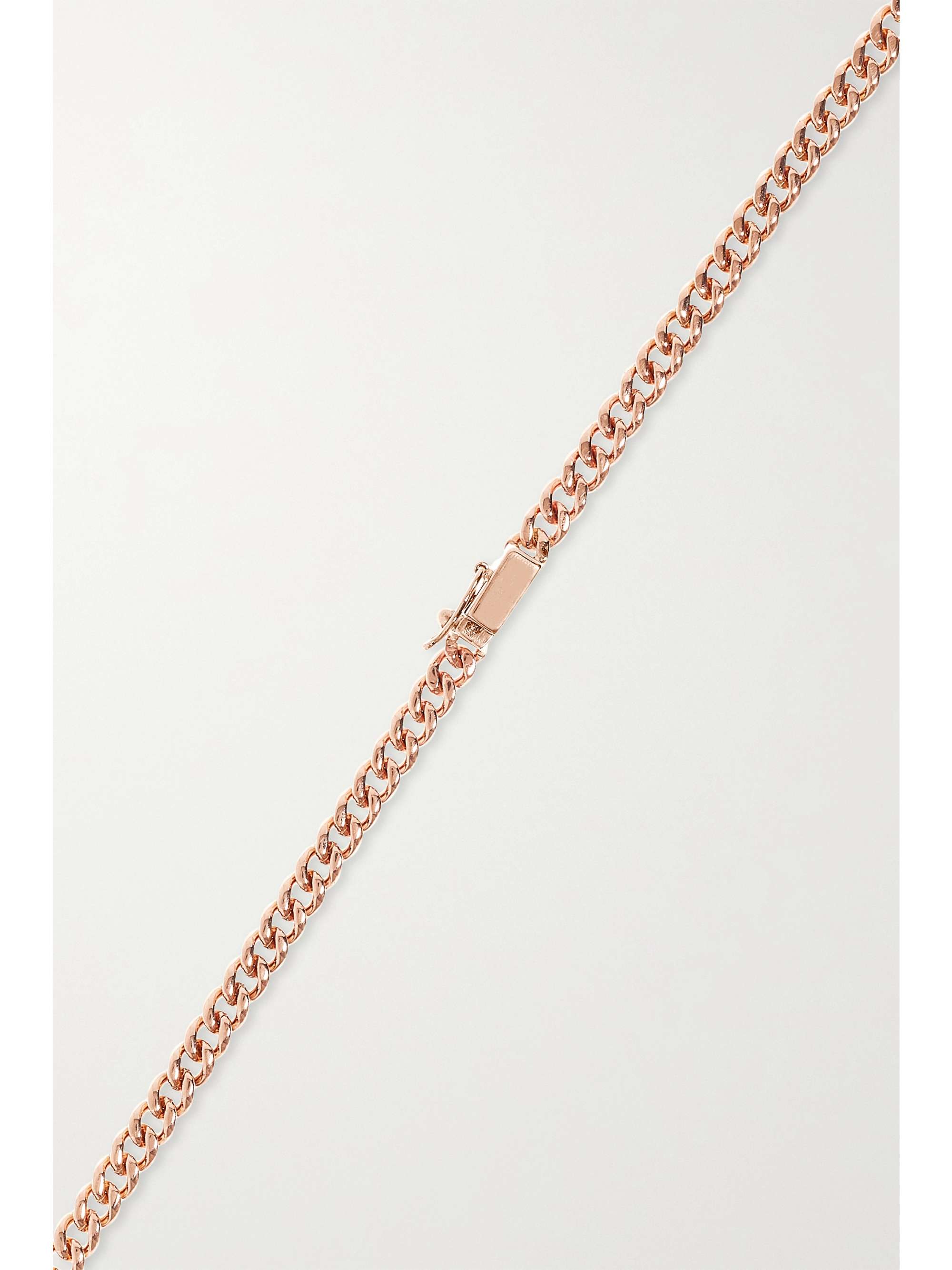 ANITA KO 18-karat rose gold diamond necklace