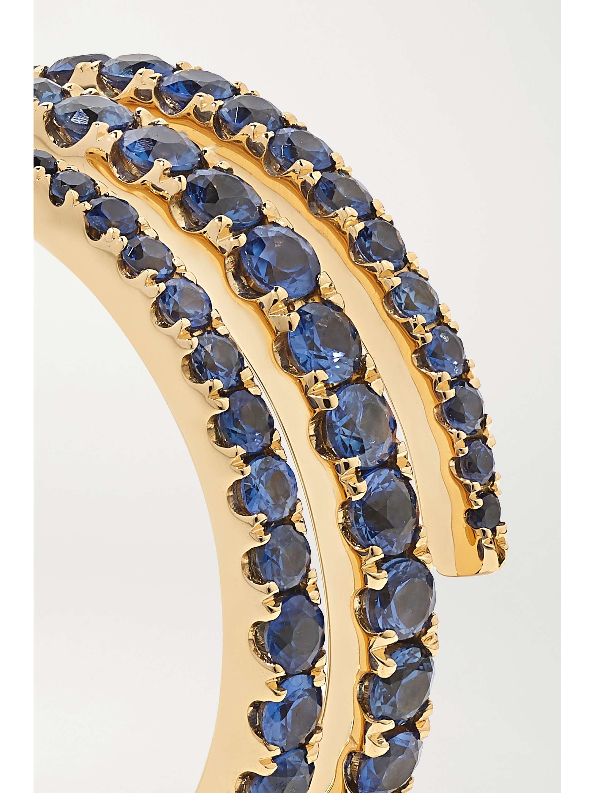 ANITA KO Coil 18-karat gold sapphire ring