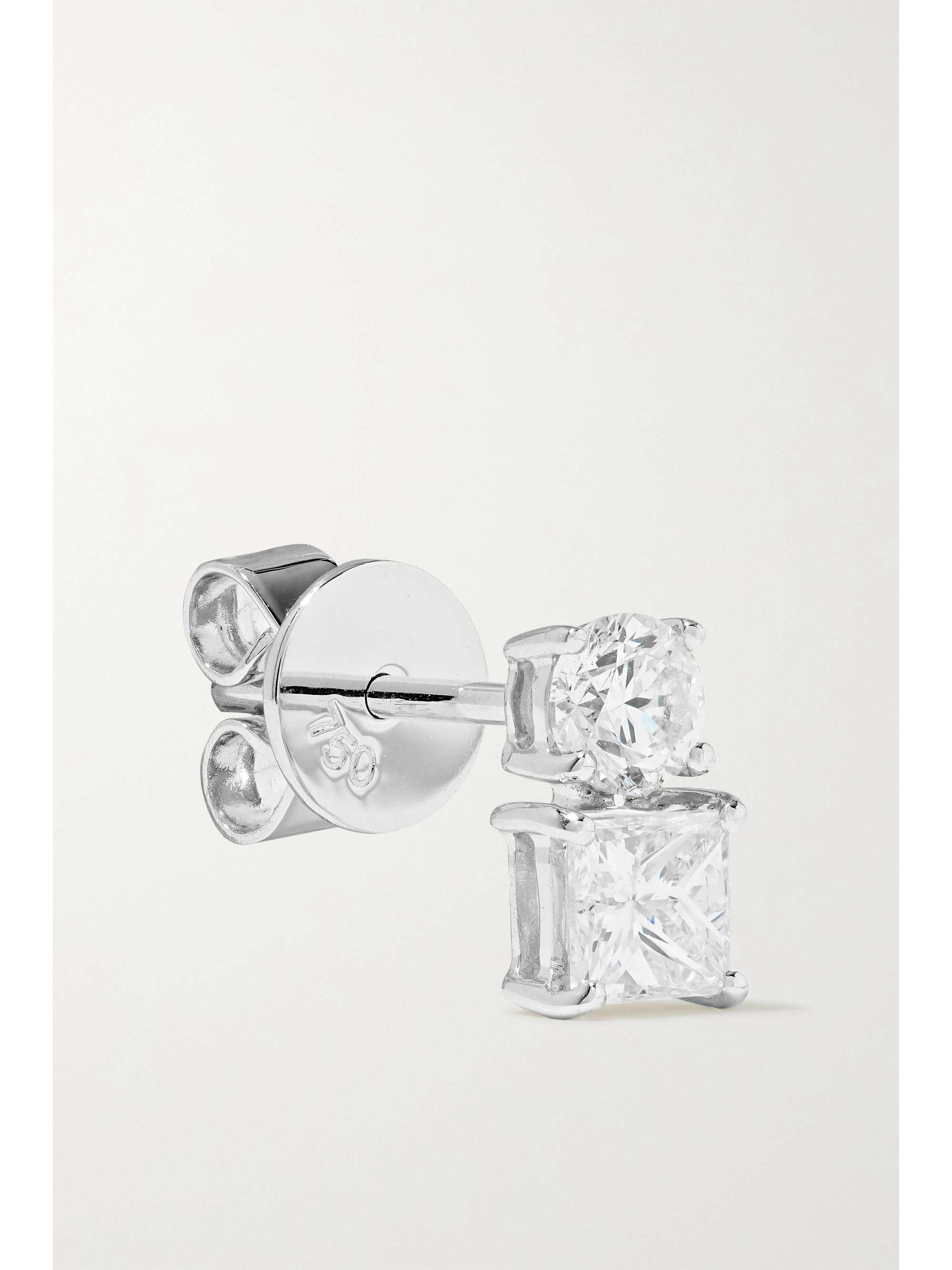 ANITA KO 18-karat white gold diamond earrings