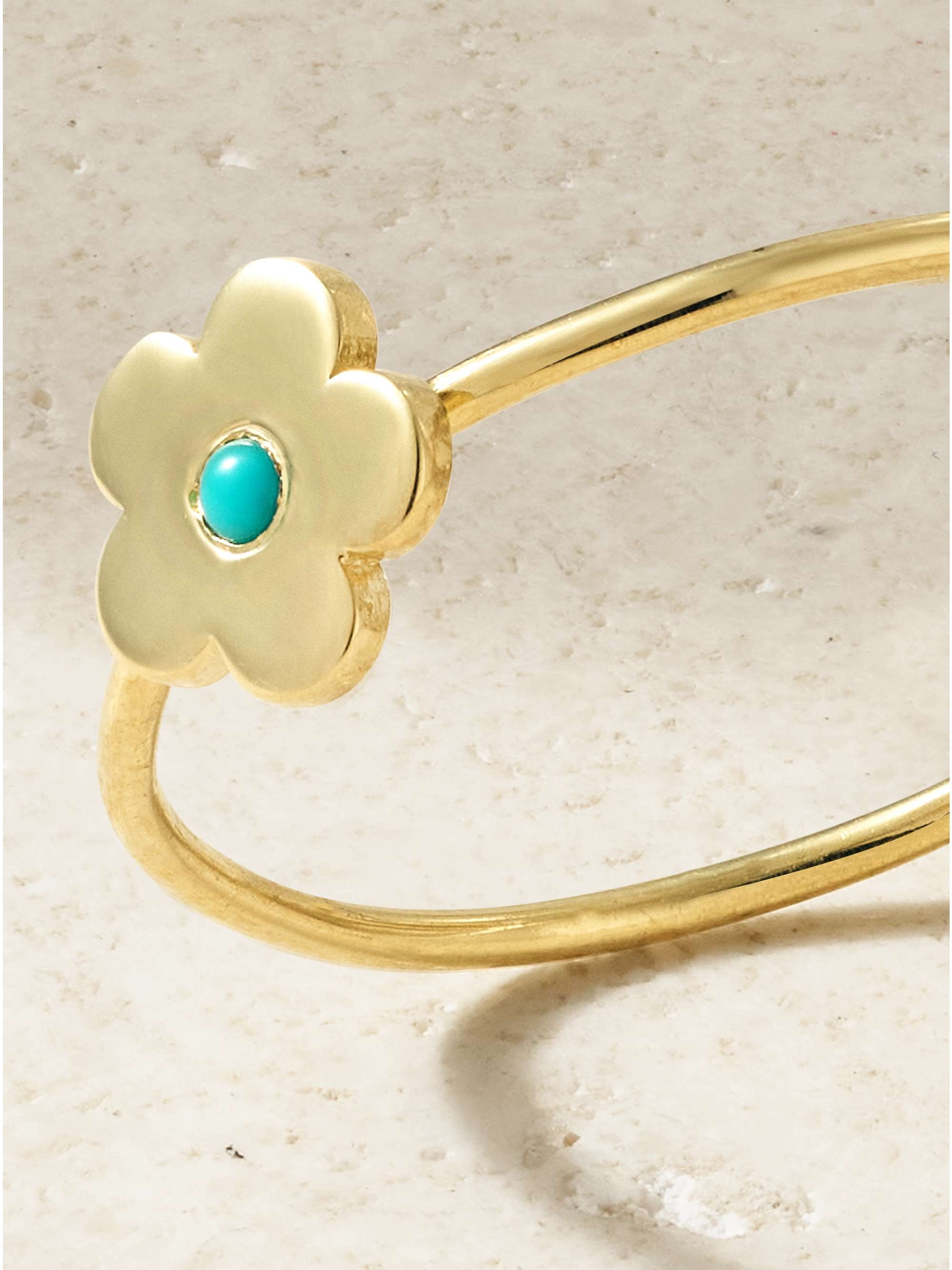 JENNIFER MEYER Mini Wishbone 18-karat gold ring