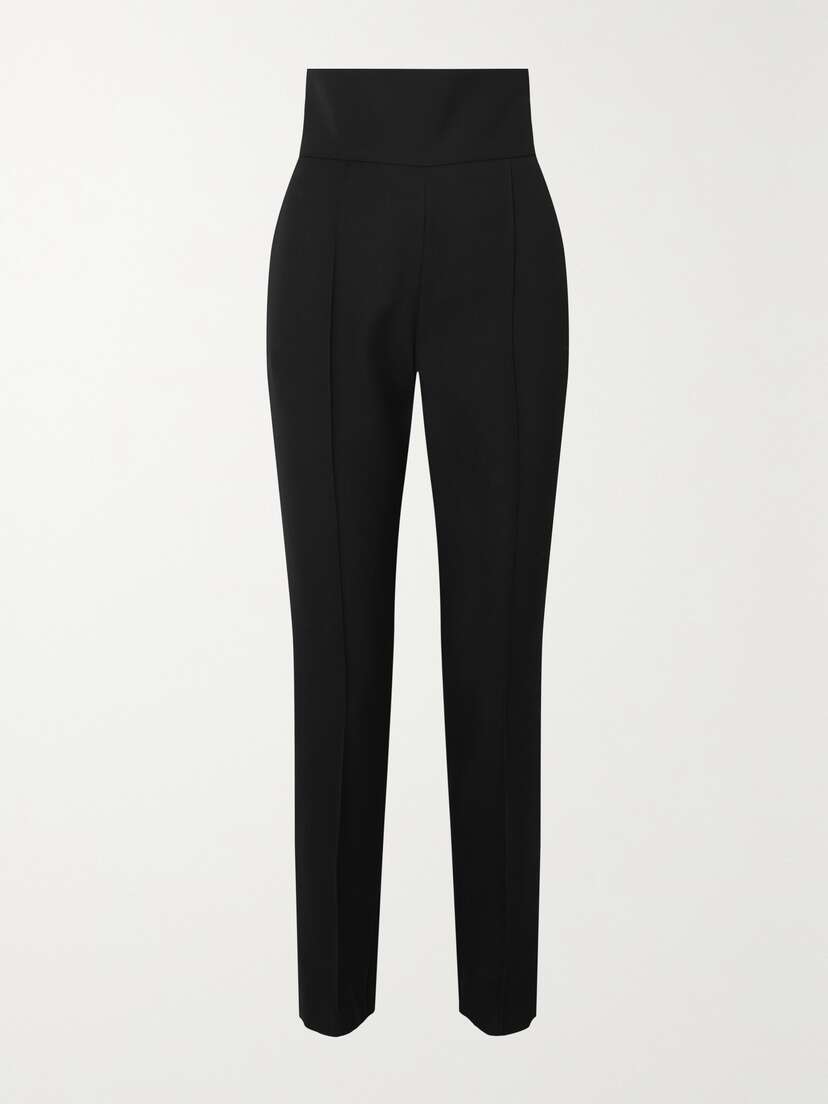 Alexandre Vauthier Wool-blend Gabardine Slim-leg Pants
