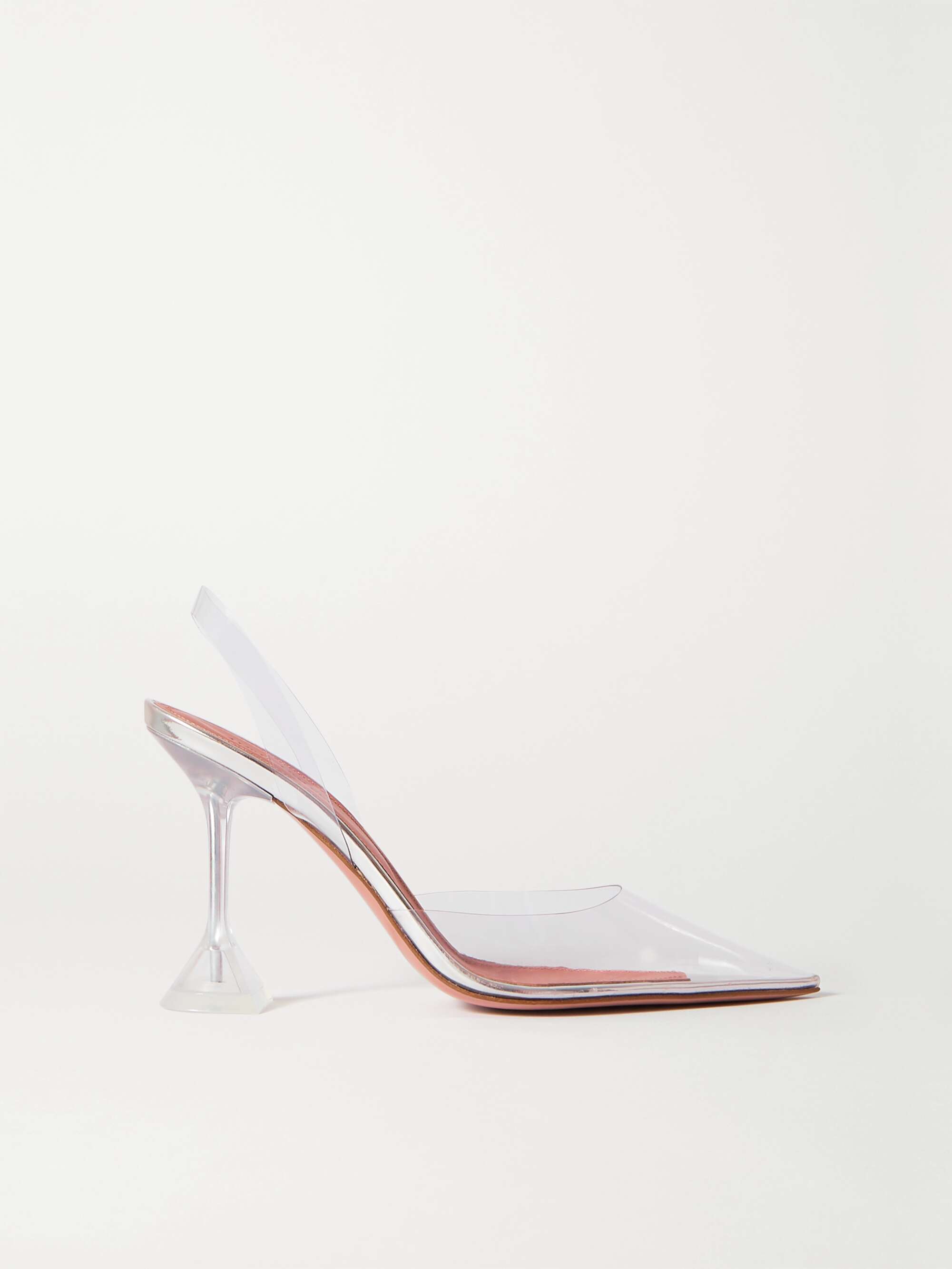 Amina Muaddi Holli Glass Heel