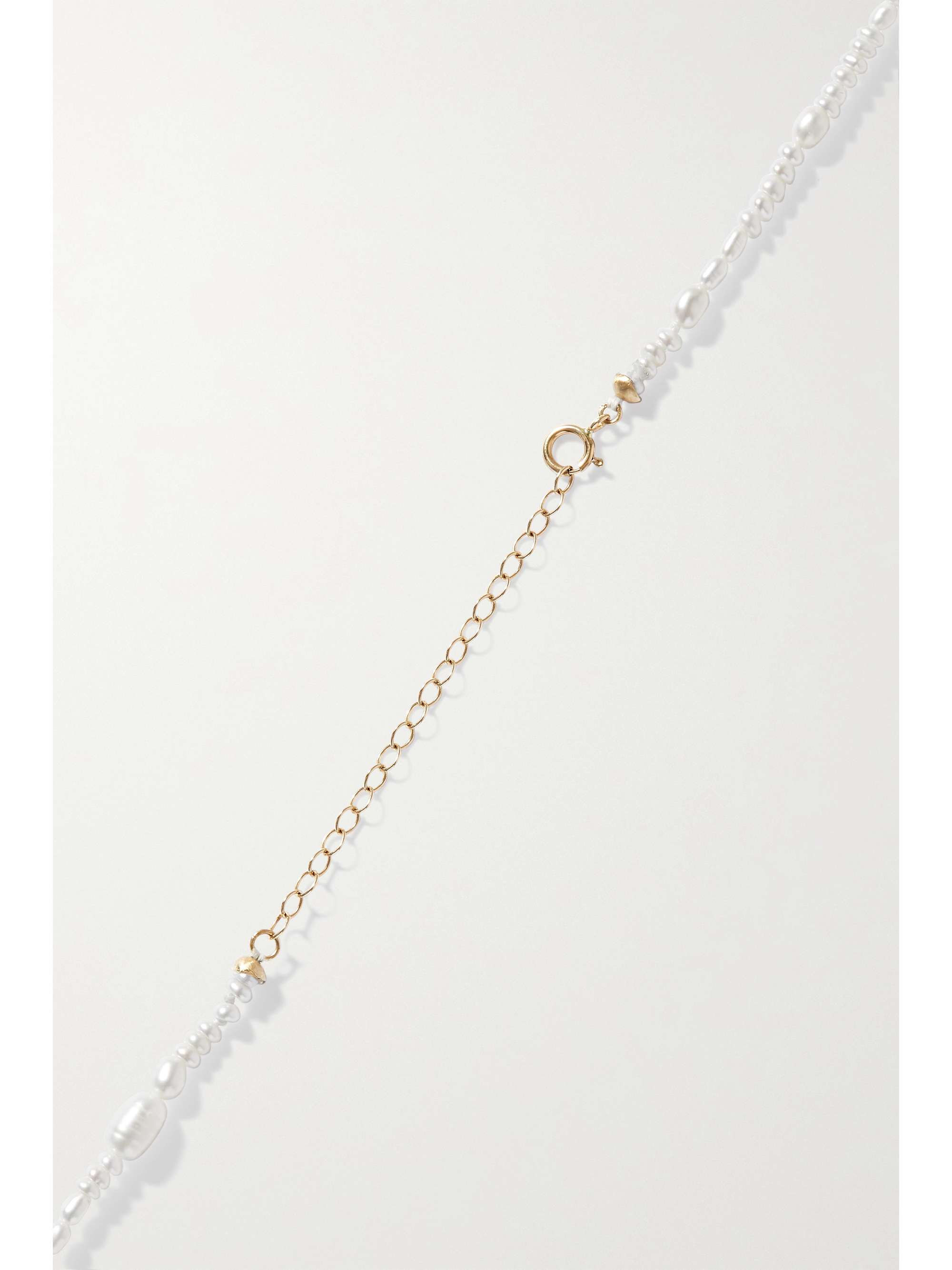 WWAKE Collage pearl necklace