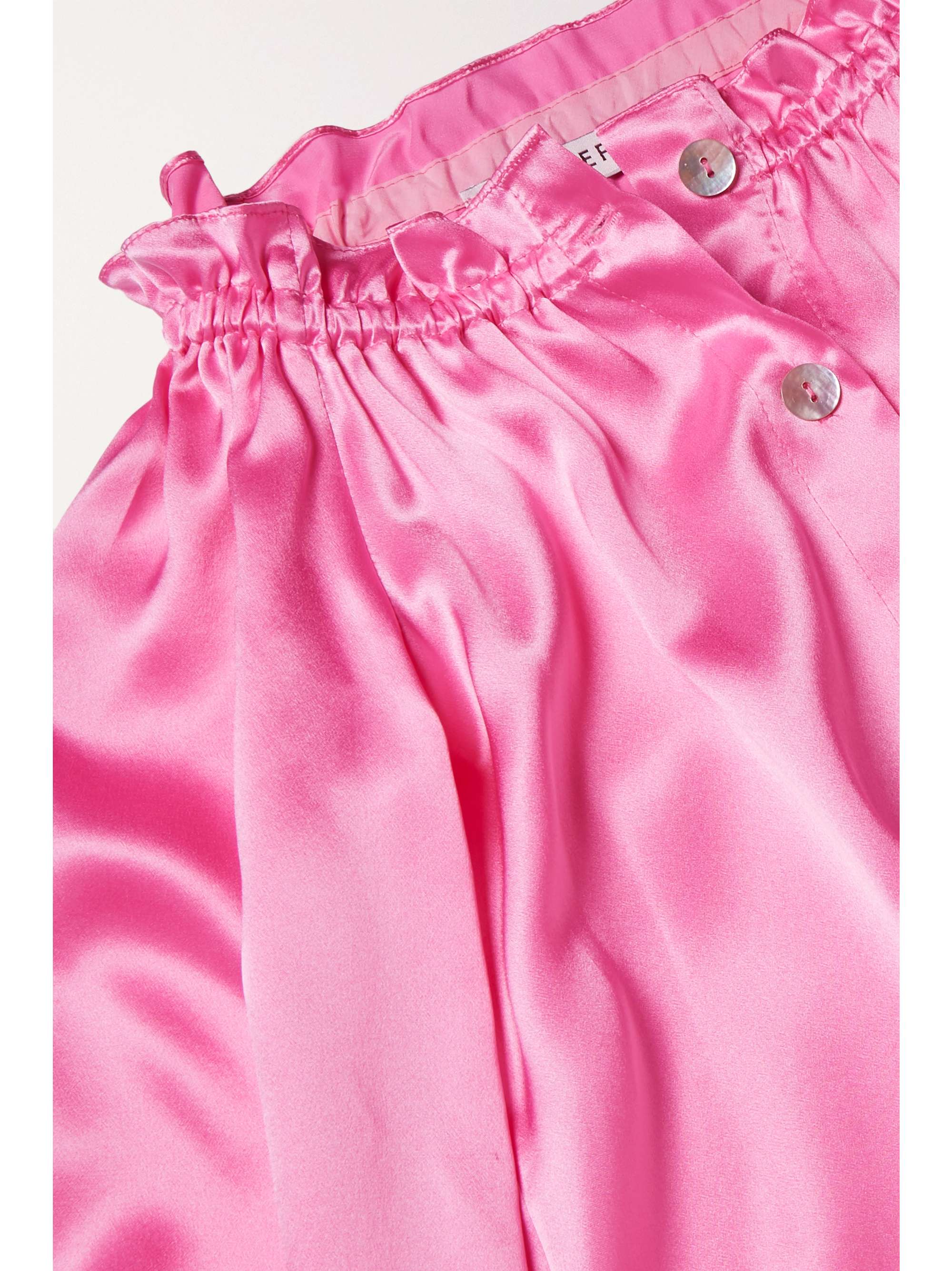 SLEEPER KIDS Ages 2 - 15 Zephyr tie-detailed ruffled silk-satin dress