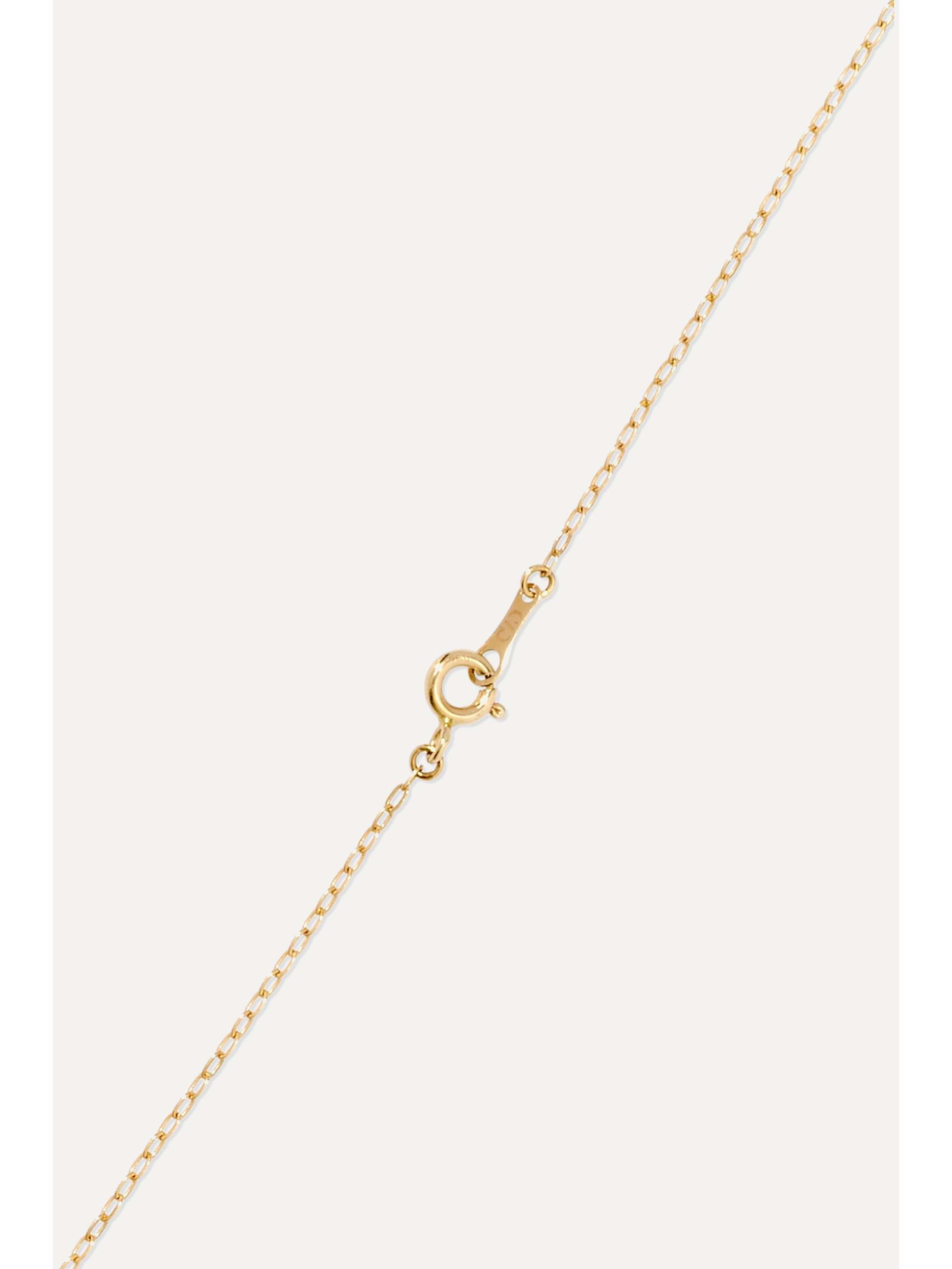 CVC STONES Billow 18-karat gold, stone and diamond necklace