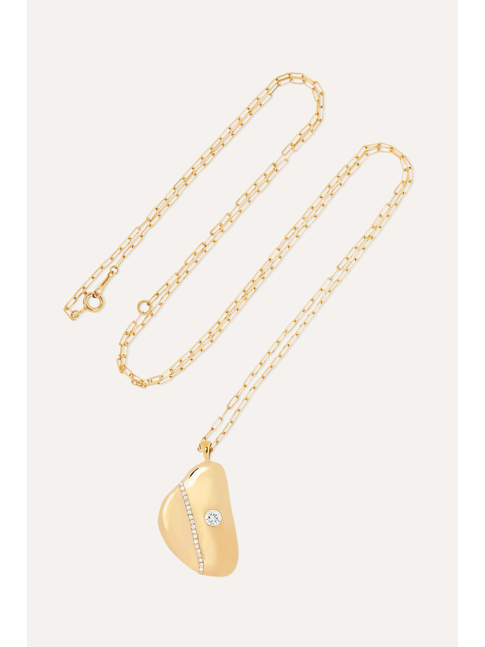 CVC STONES W3 18-karat gold diamond necklace