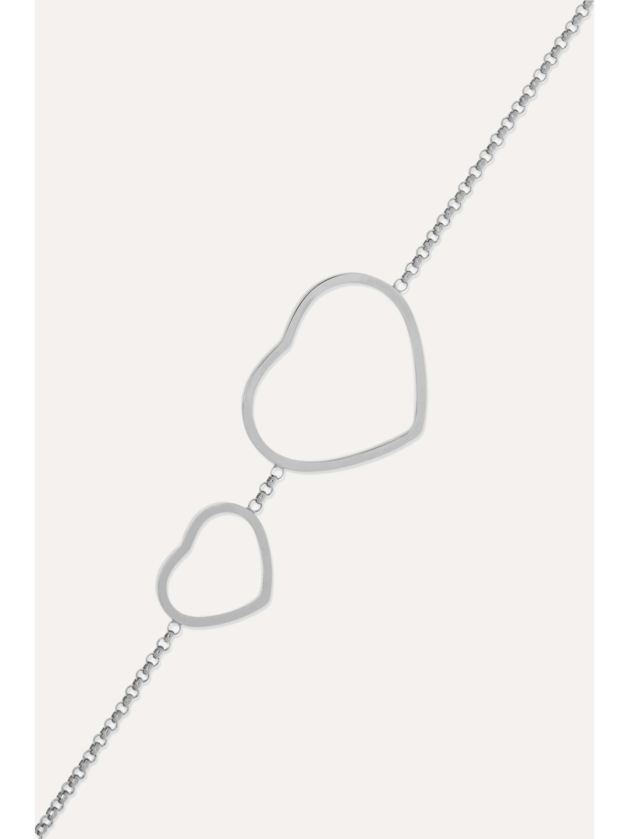 CHOPARD Collier en or rose 18 carats (750/1000), diamants et nacre Happy Hearts