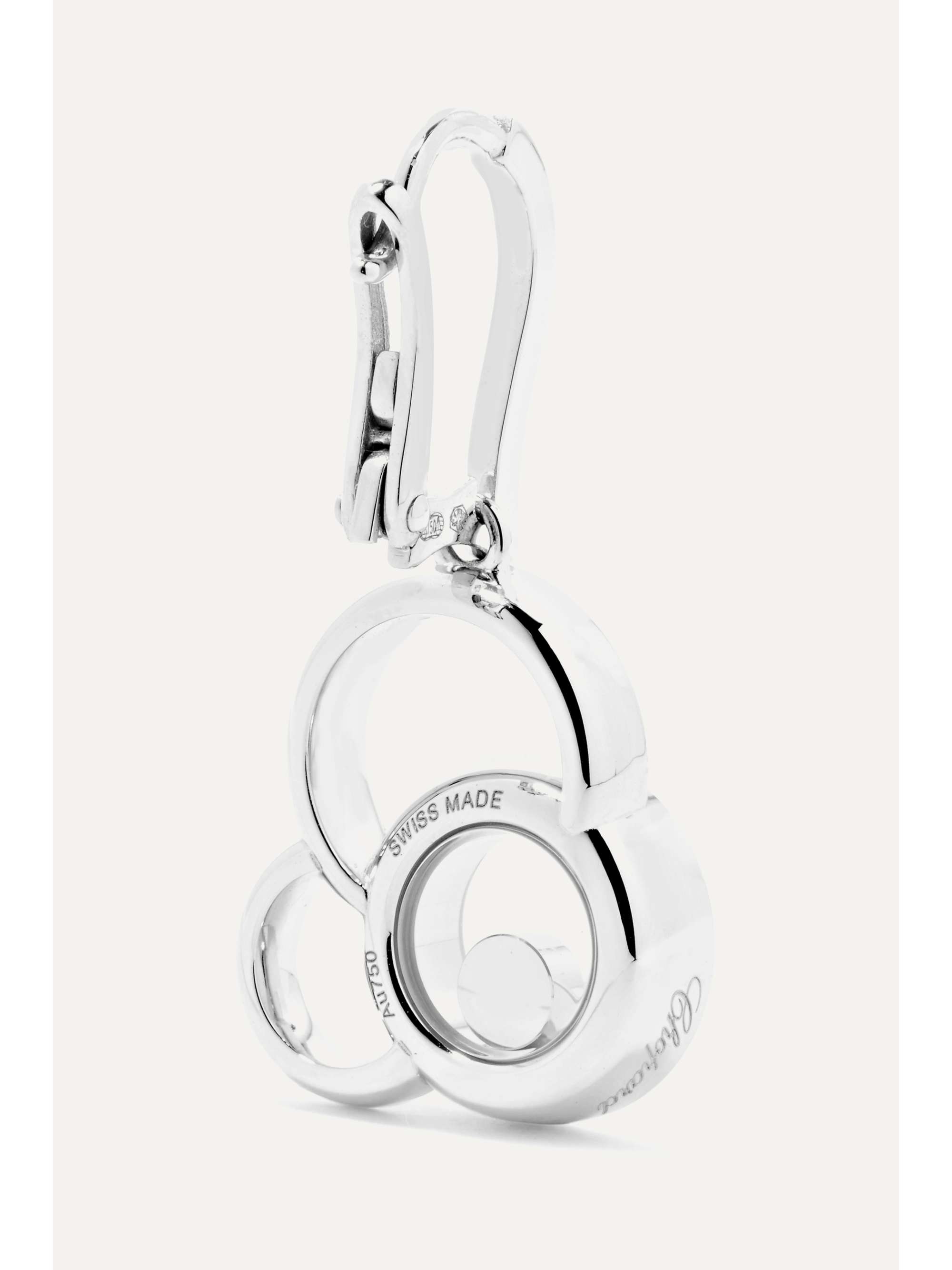 CHOPARD Happy Dreams 18-karat rose gold diamond earrings