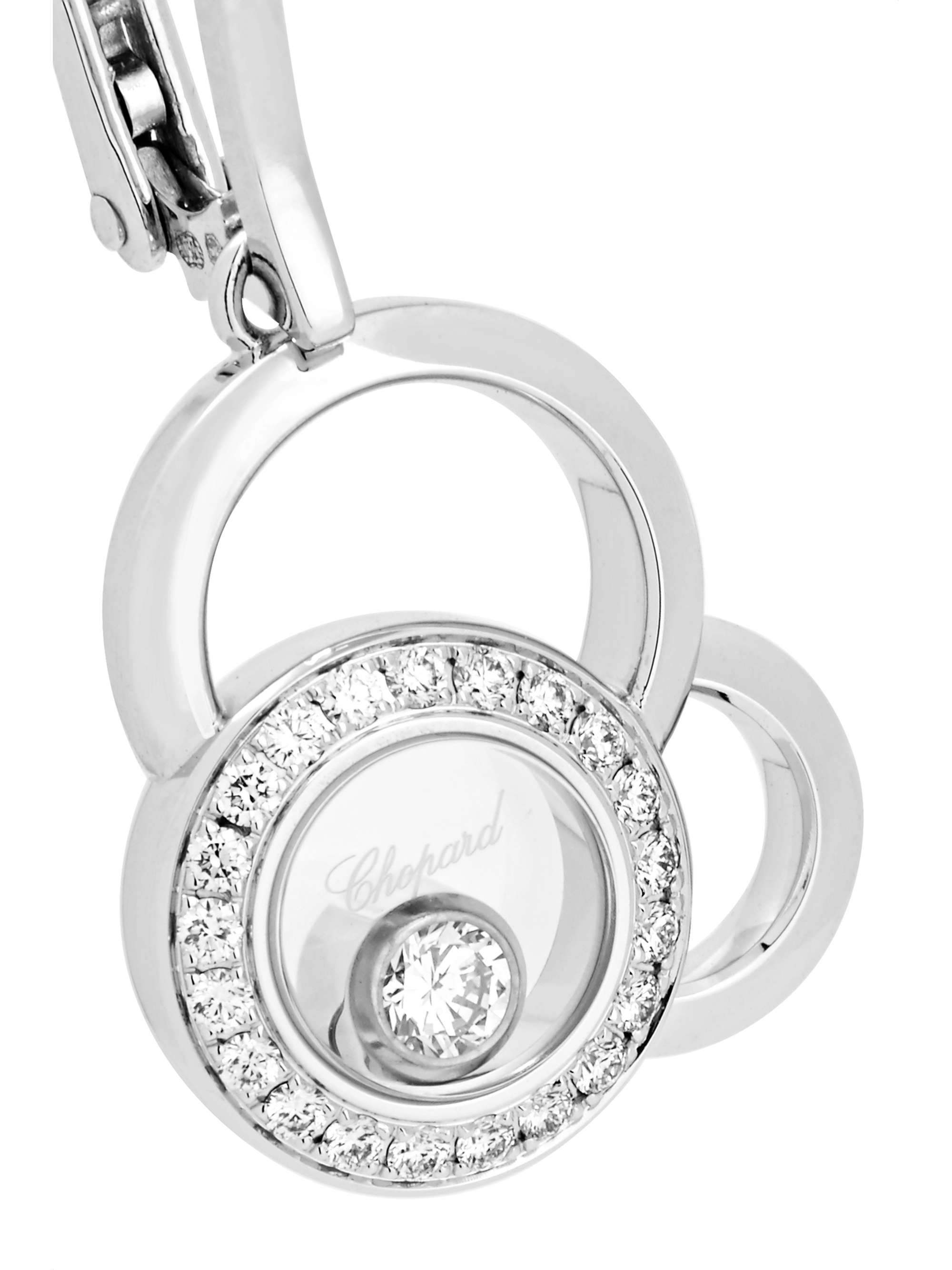 CHOPARD Happy Dreams 18-karat rose gold diamond earrings