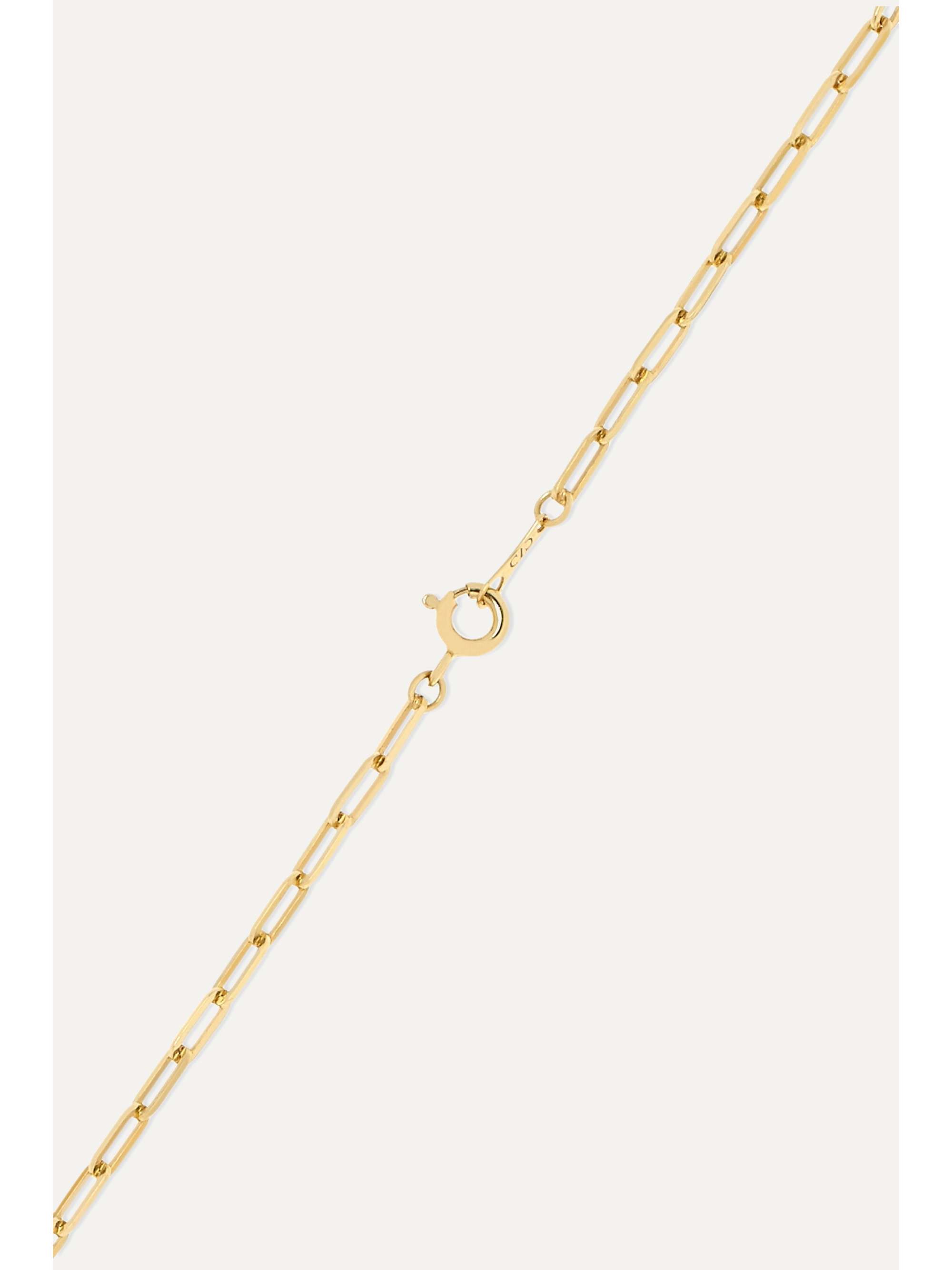 CVC STONES Flair, Spirit and Pearl 18-karat gold multi-stone necklace