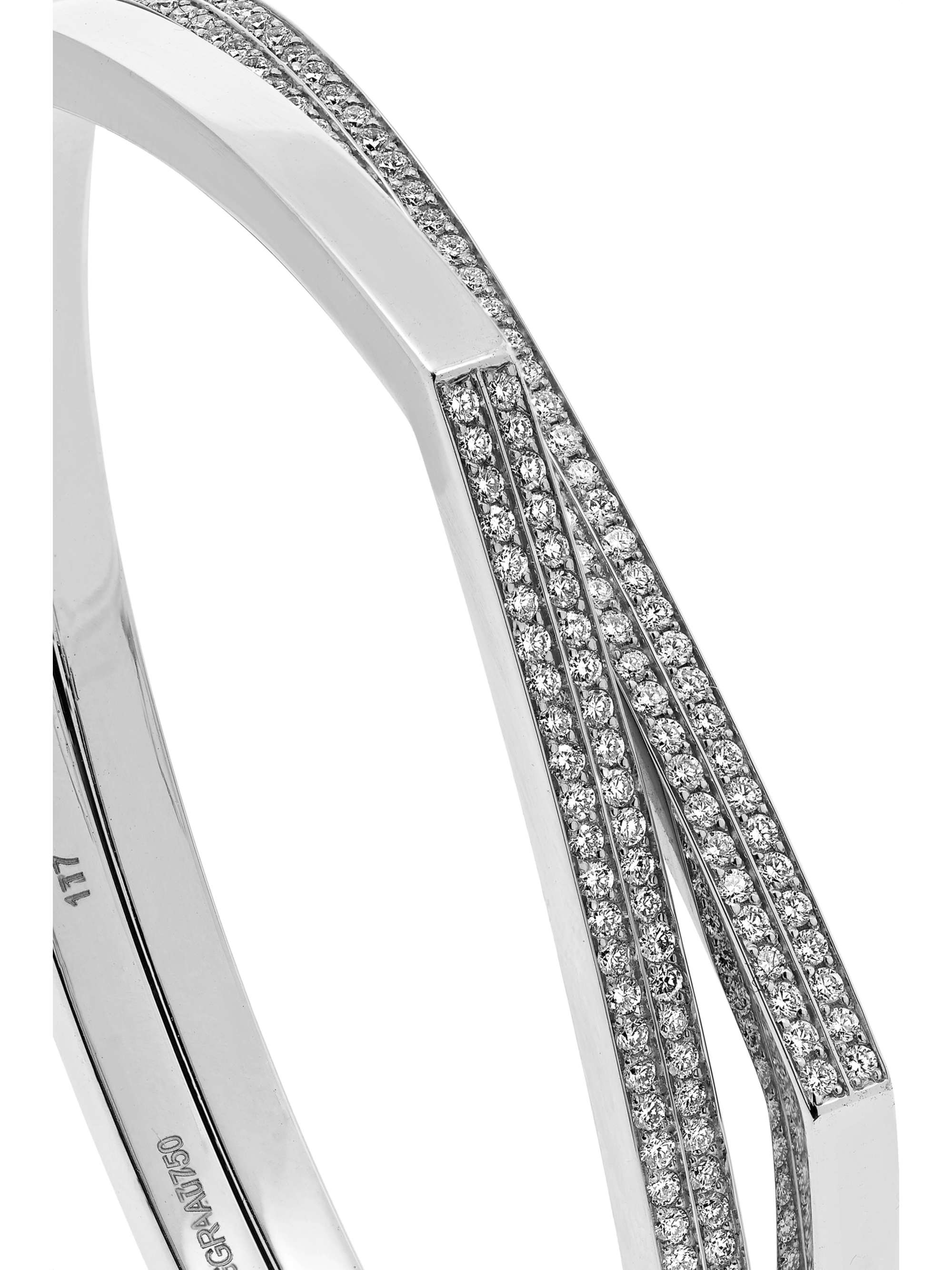 REPOSSI Antifer 18-karat white gold diamond bracelet